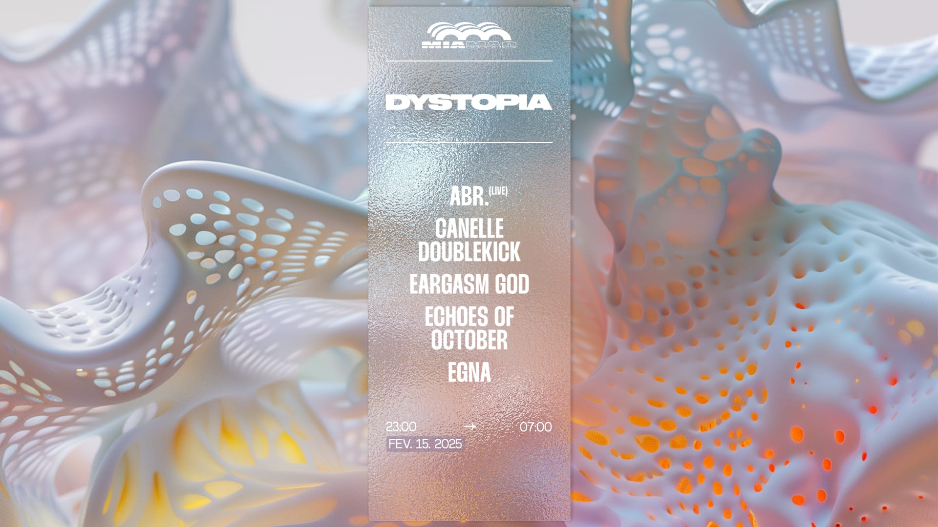 Dystopia : Eargasm God, Canelle Doublekick, Abr., Egna &More Cover