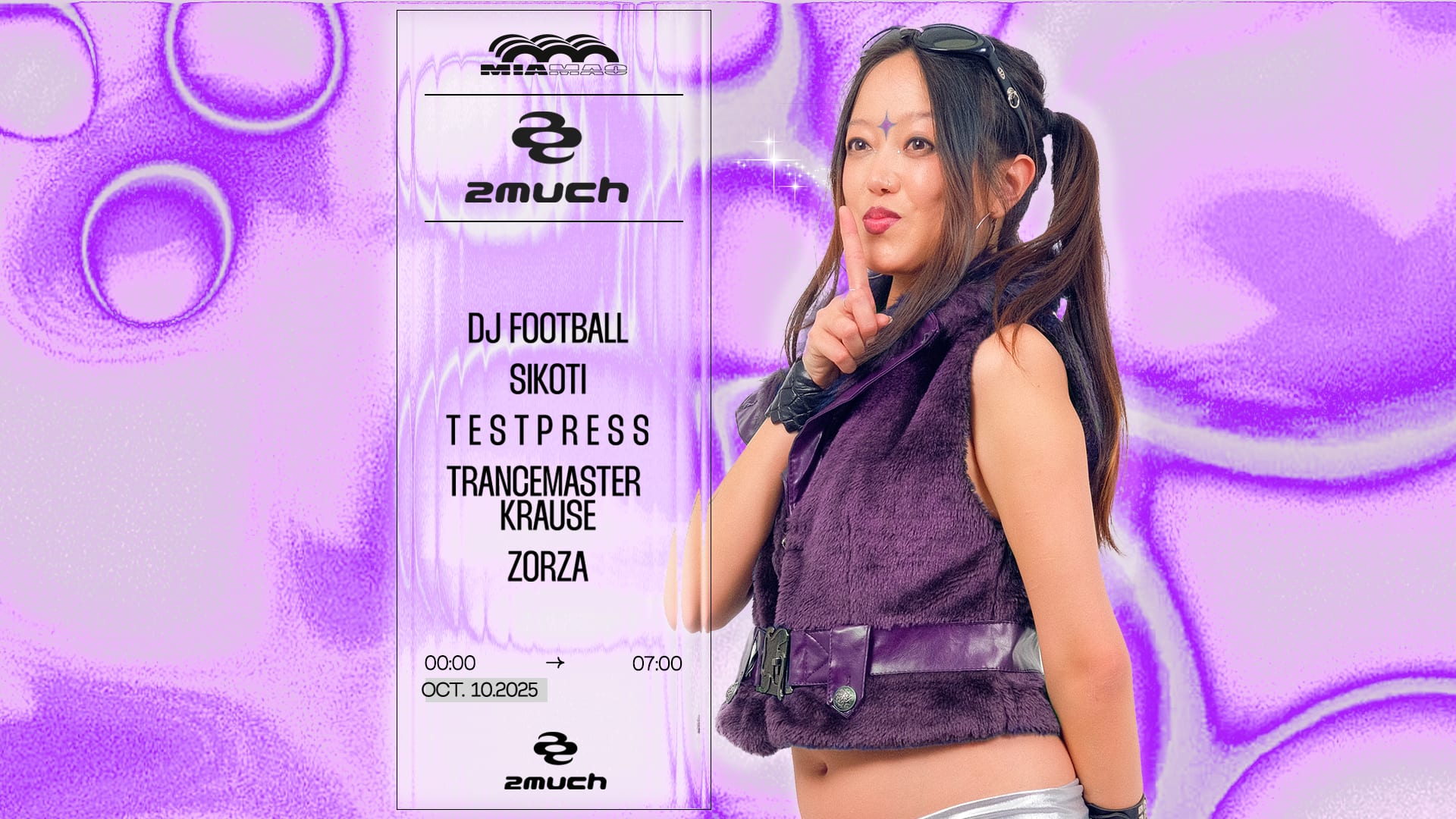 Mia Mao X 2much (Ex La Darude) W/ Sikoti, Testpress & More Cover