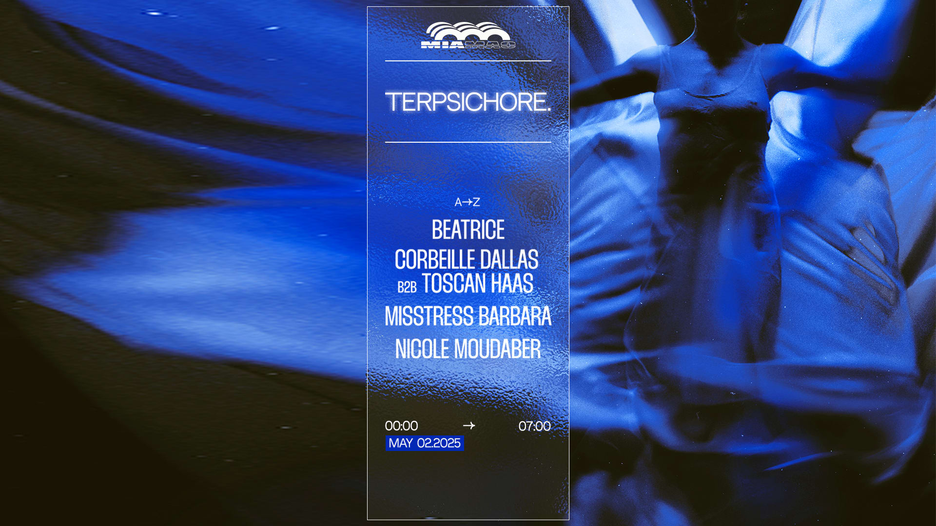 Terpsichore: Nicole Moudaber, Beatrice, Misstress Barbara... Cover