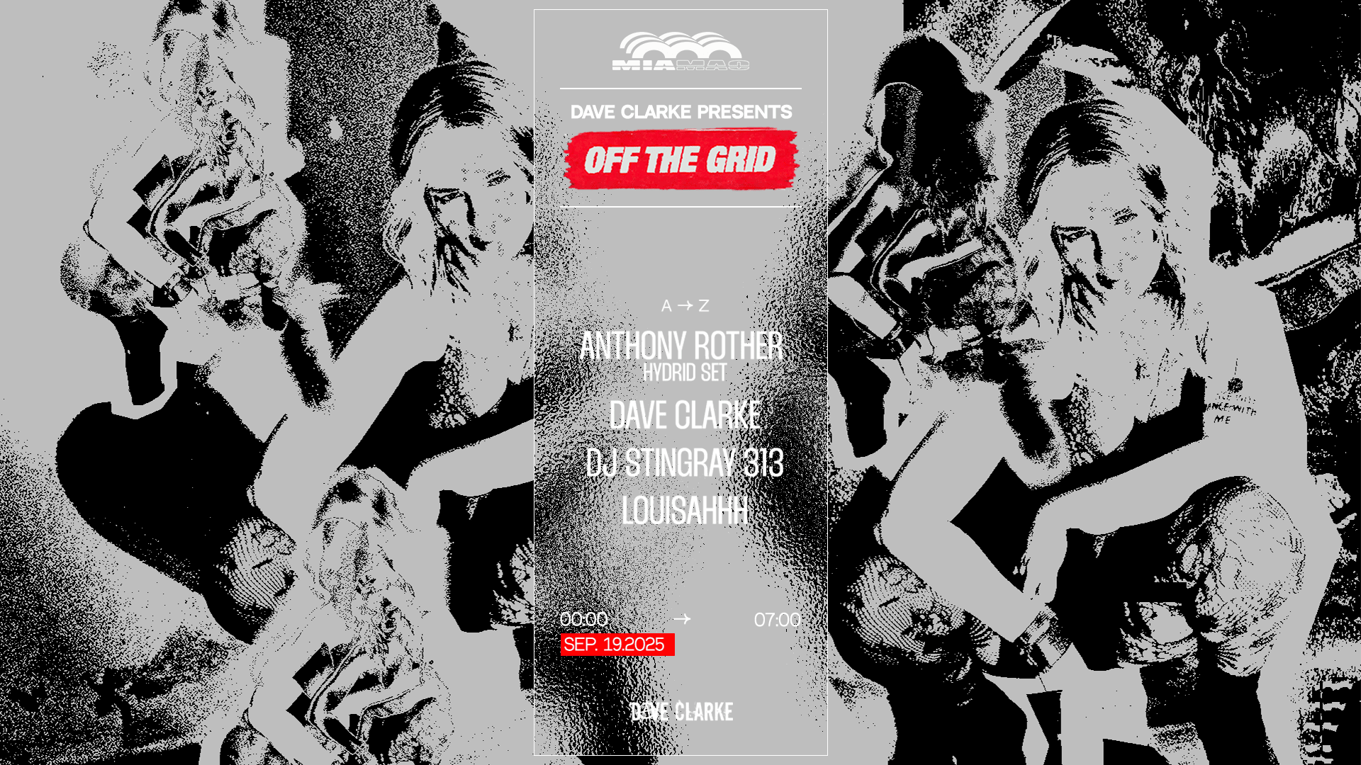 Off The Grid: Dj Stingray 313, Louisahhh, Dave Clarke & More Cover