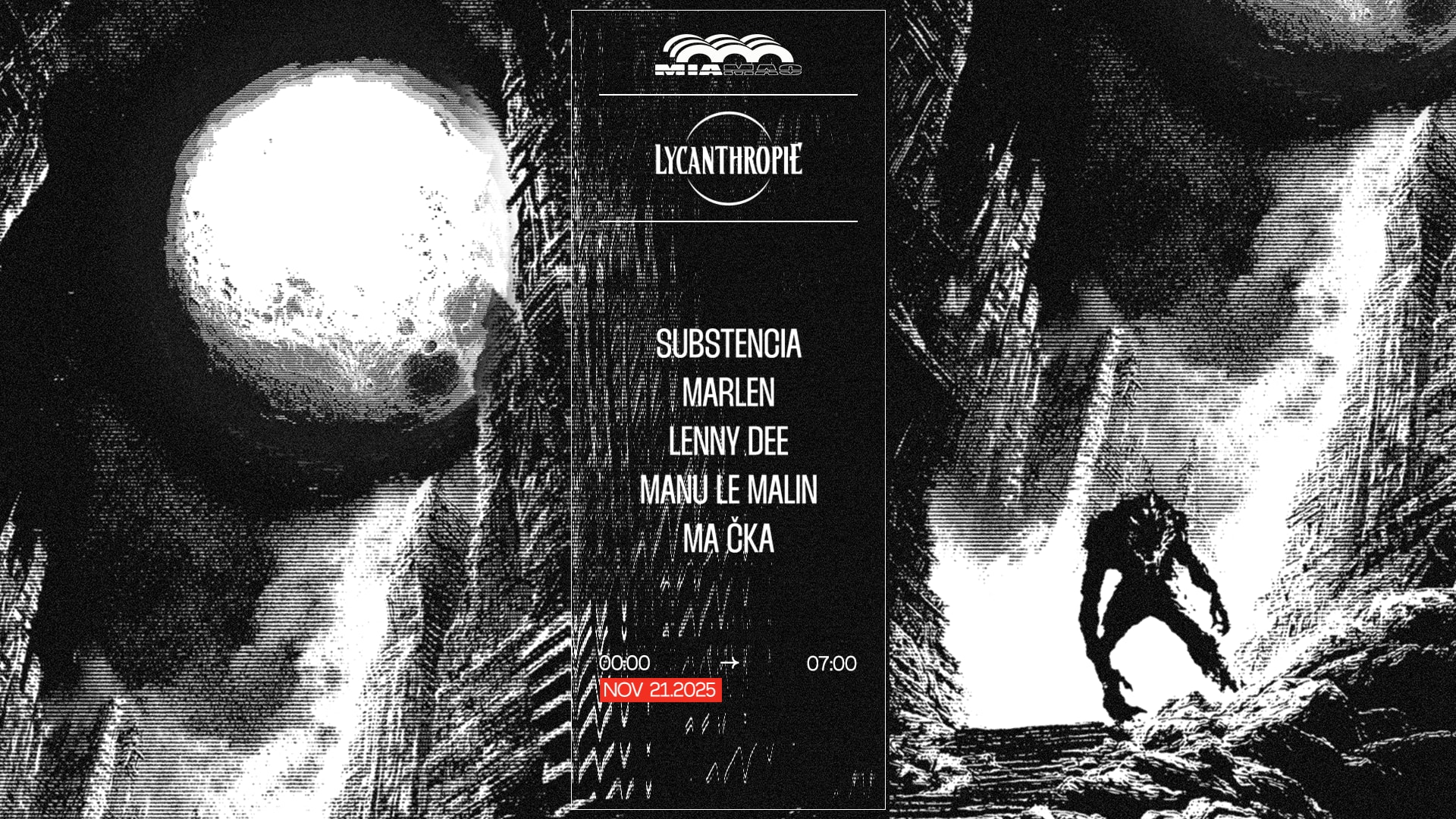 Lycanthropie : Manu Le Malin, Substencia, Ma Cka, Lenny Dee Cover