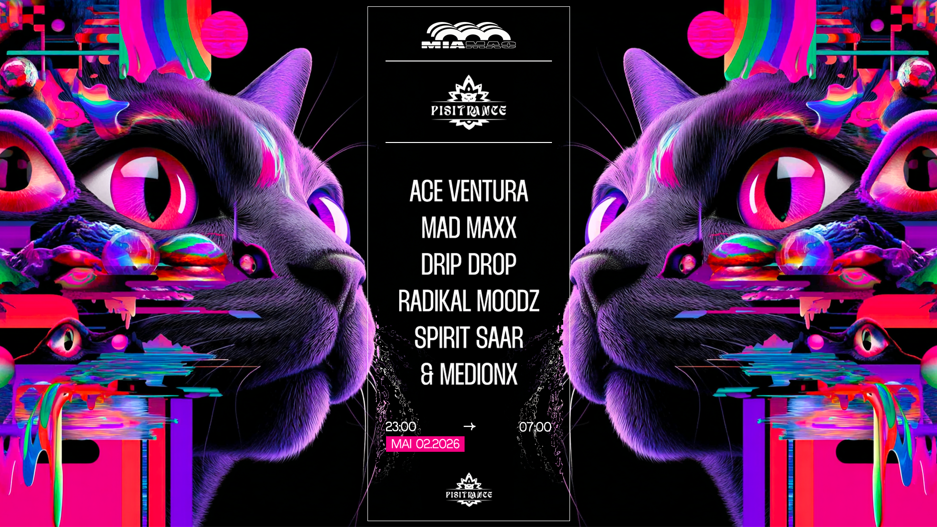 Pisitrance : Ace Ventura, Mad Max, Drip Drop & More Cover