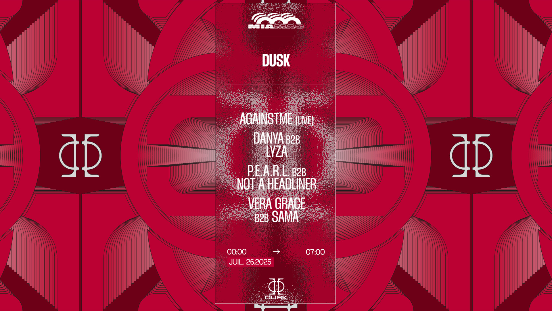 Dusk: P.E.A.R.L. B2b Not A Headliner, Againstme (Live) &More Cover