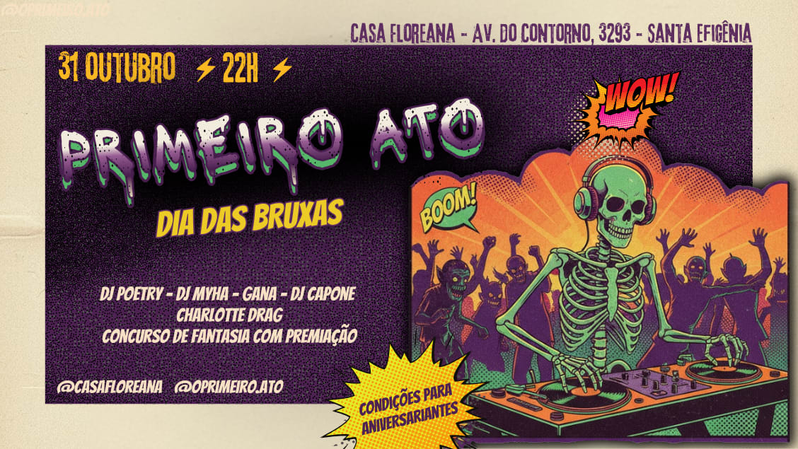 Primeiro Ato: Dia Das Bruxas Cover