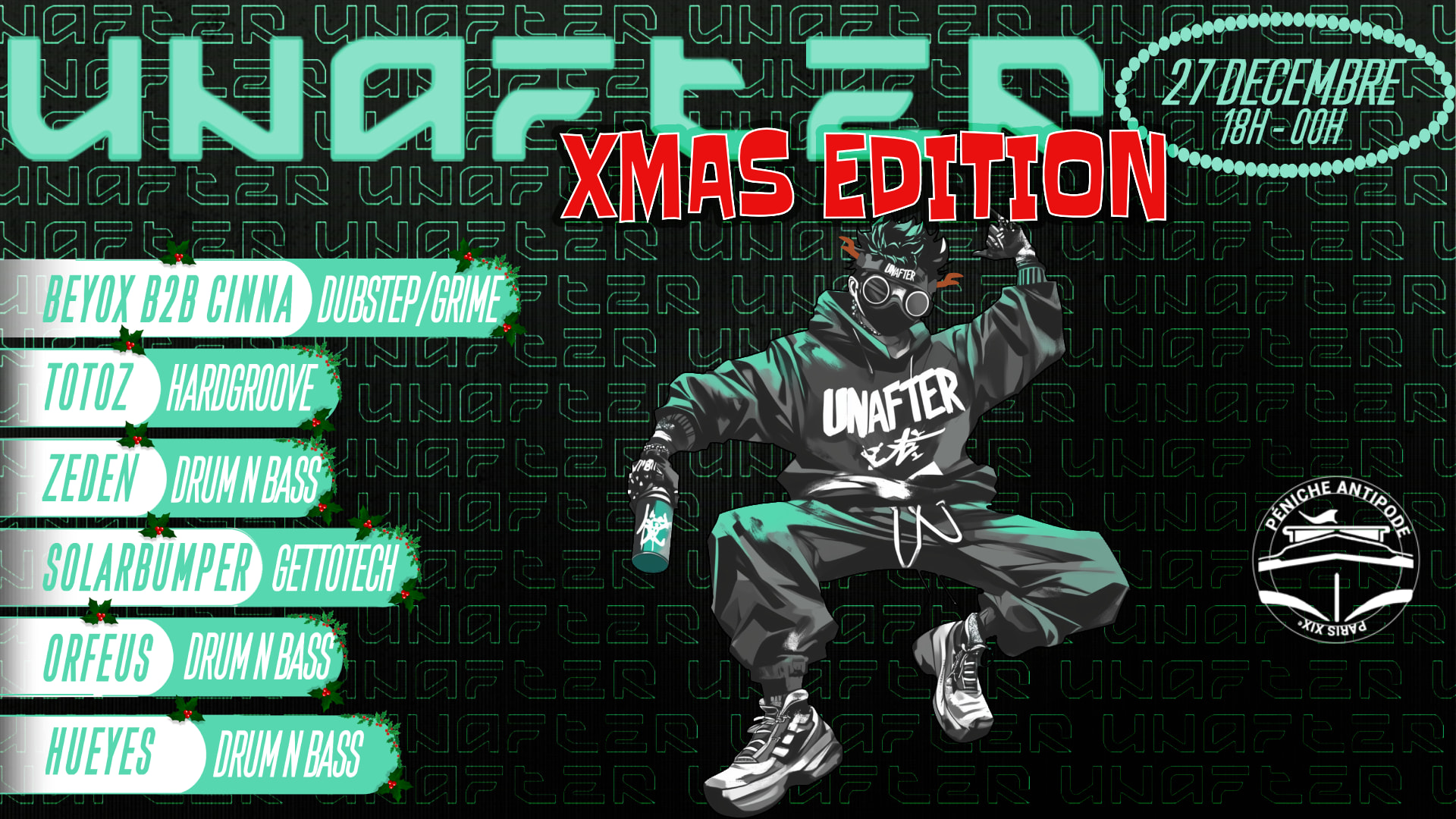 Unafter Xmas Cover