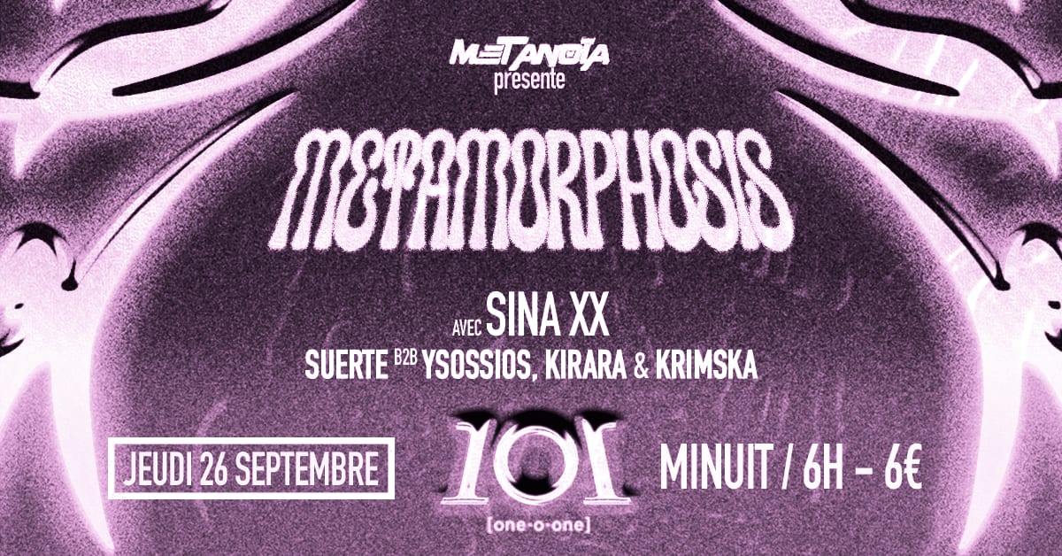 Metanoia Présente Metamorphosis Cover