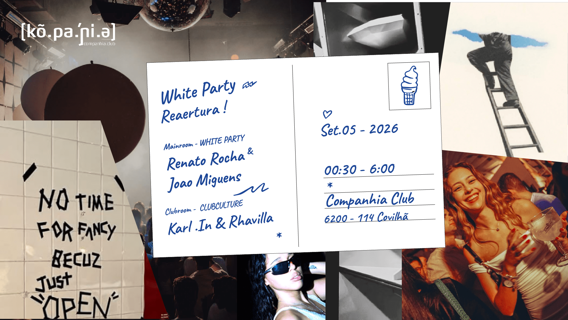 White Party + Clubculture / Reabertura Cover