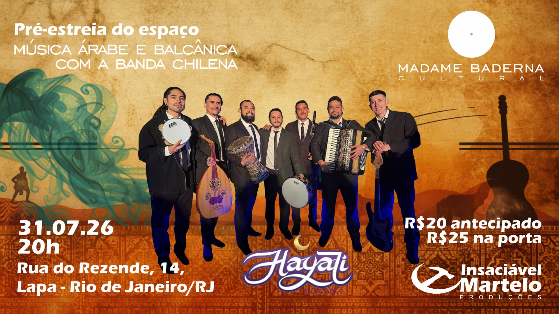 Pré-Estreia Madame Baderna Cover