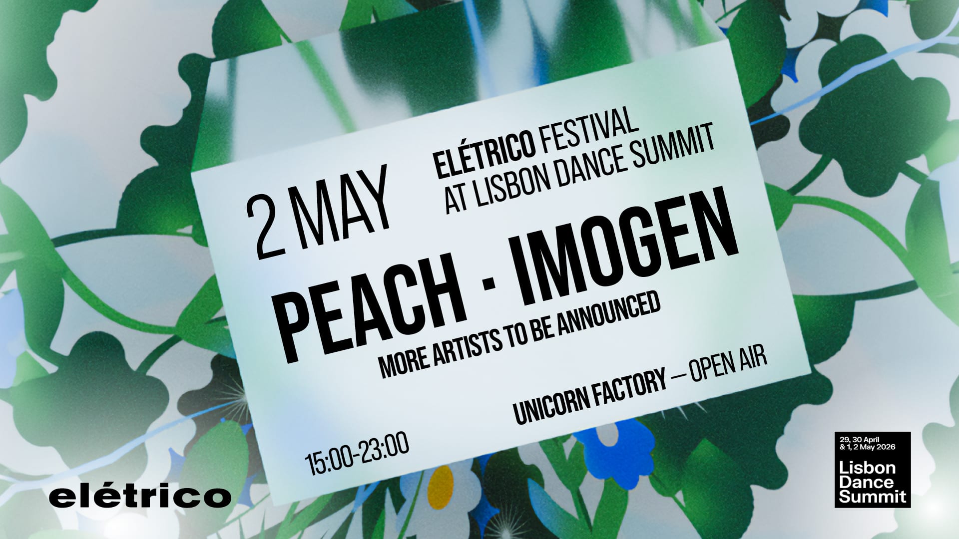 Eletrico Fest At Lds - Peach + Imogen Cover