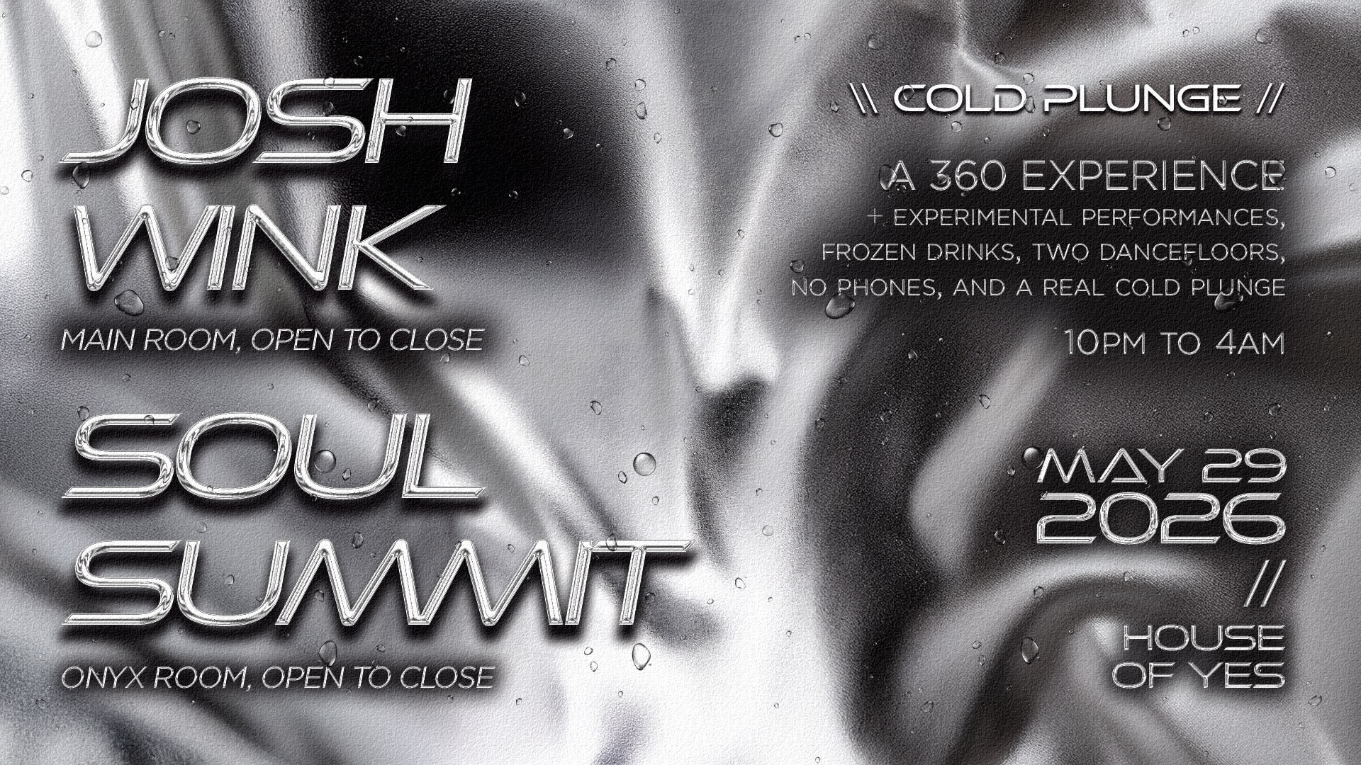 Cold Plunge: Josh Wink & Soul Summit [Open-To-Close] Cover