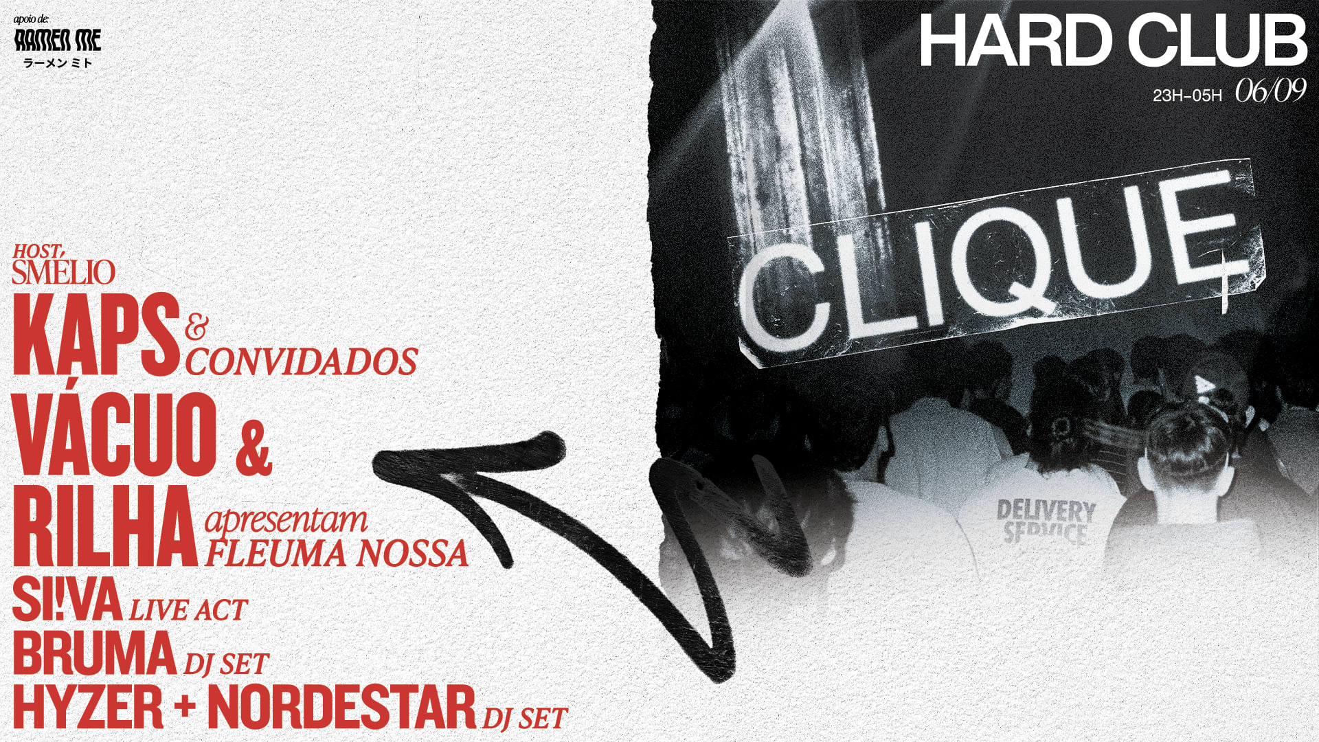 Clique 6 Set // Kaps, Vácuo & Rilha, Si!Va Cover