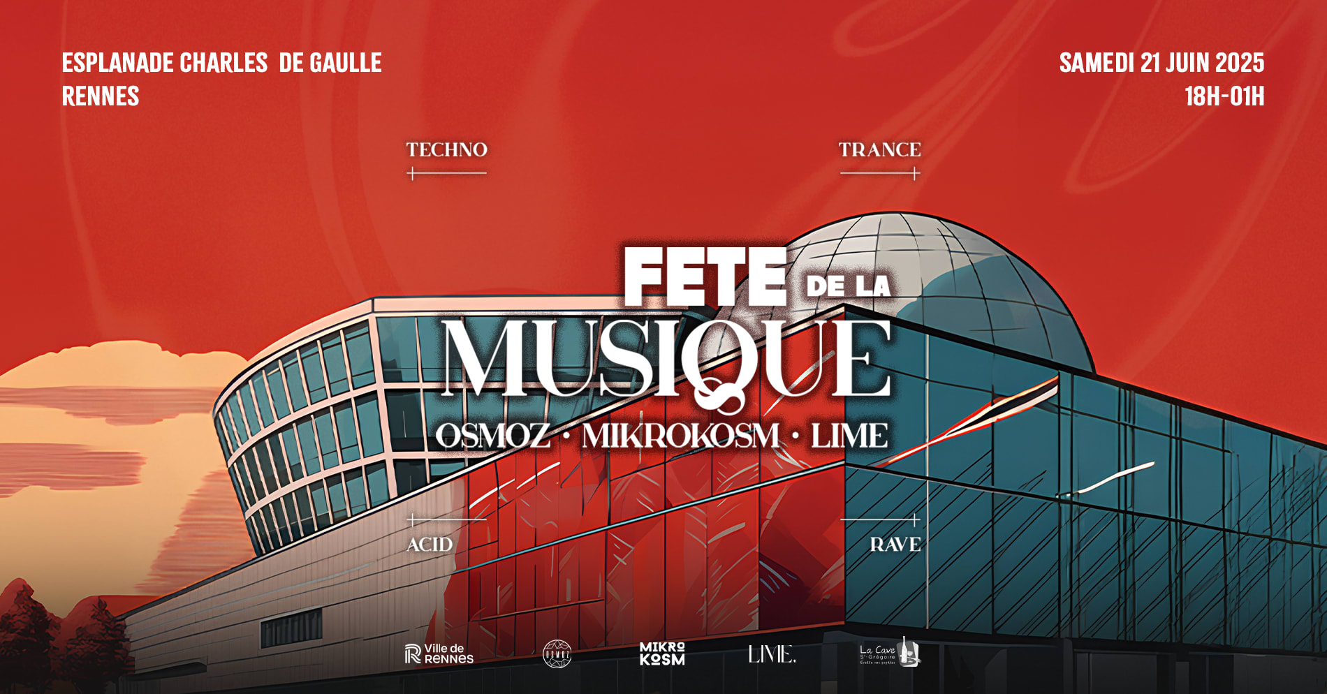 Fête De La Musique Rennes | Osmoz - Mikrokosm - Lime Cover