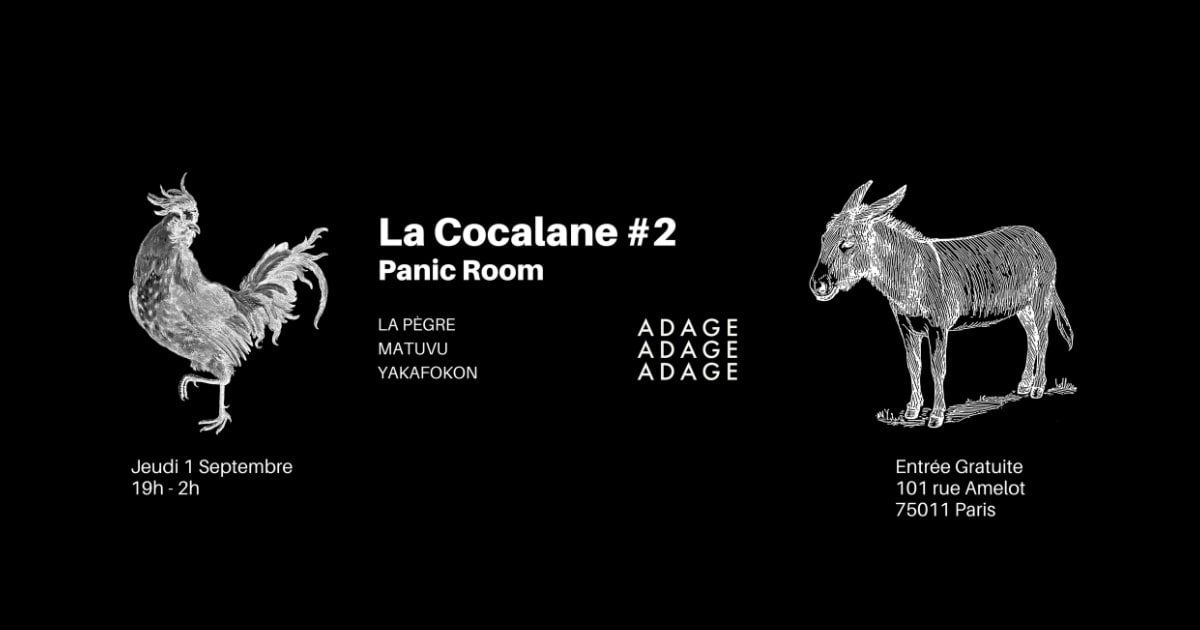 La Cocalane #2 By 𝔸𝕕𝕒𝕘𝕖 @ Panic Room Paris Cover