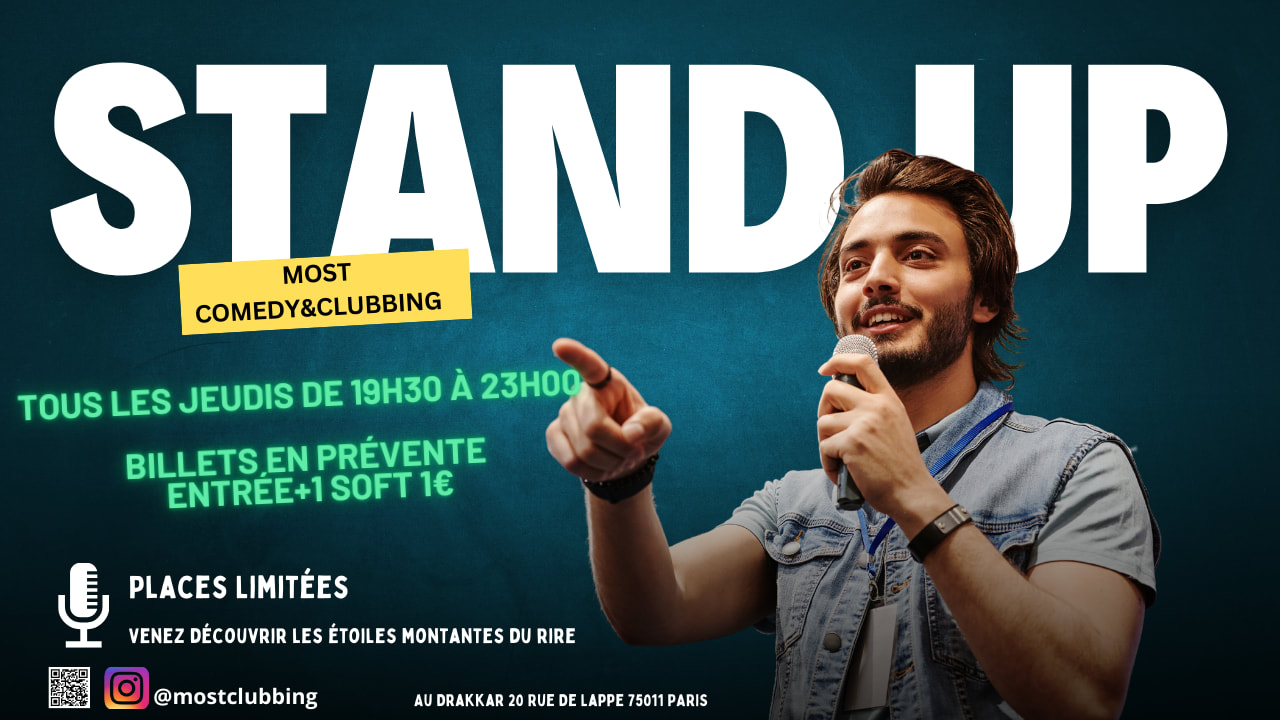 Soirée Most Comedy Du Jeudi 28 Novembre 2024 Cover