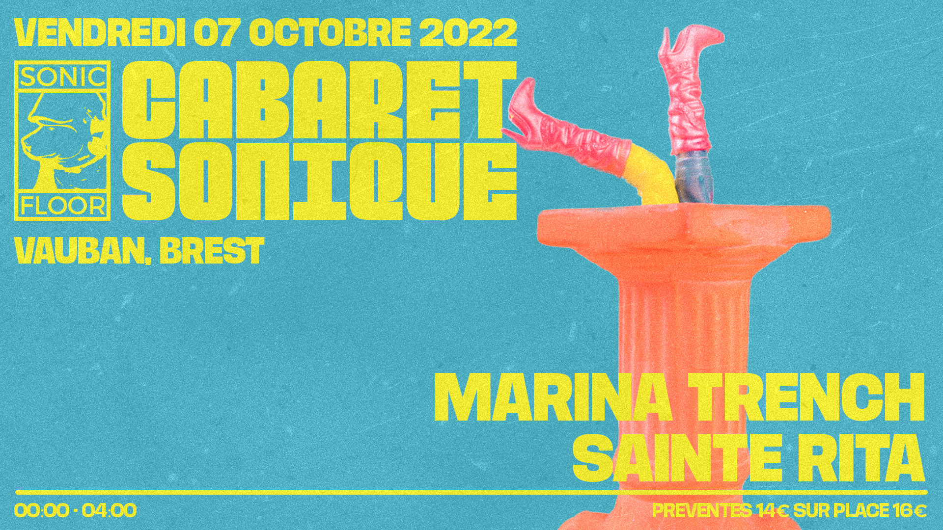 Cabaret Sonique : Marina Trench + Sainte Rita Cover
