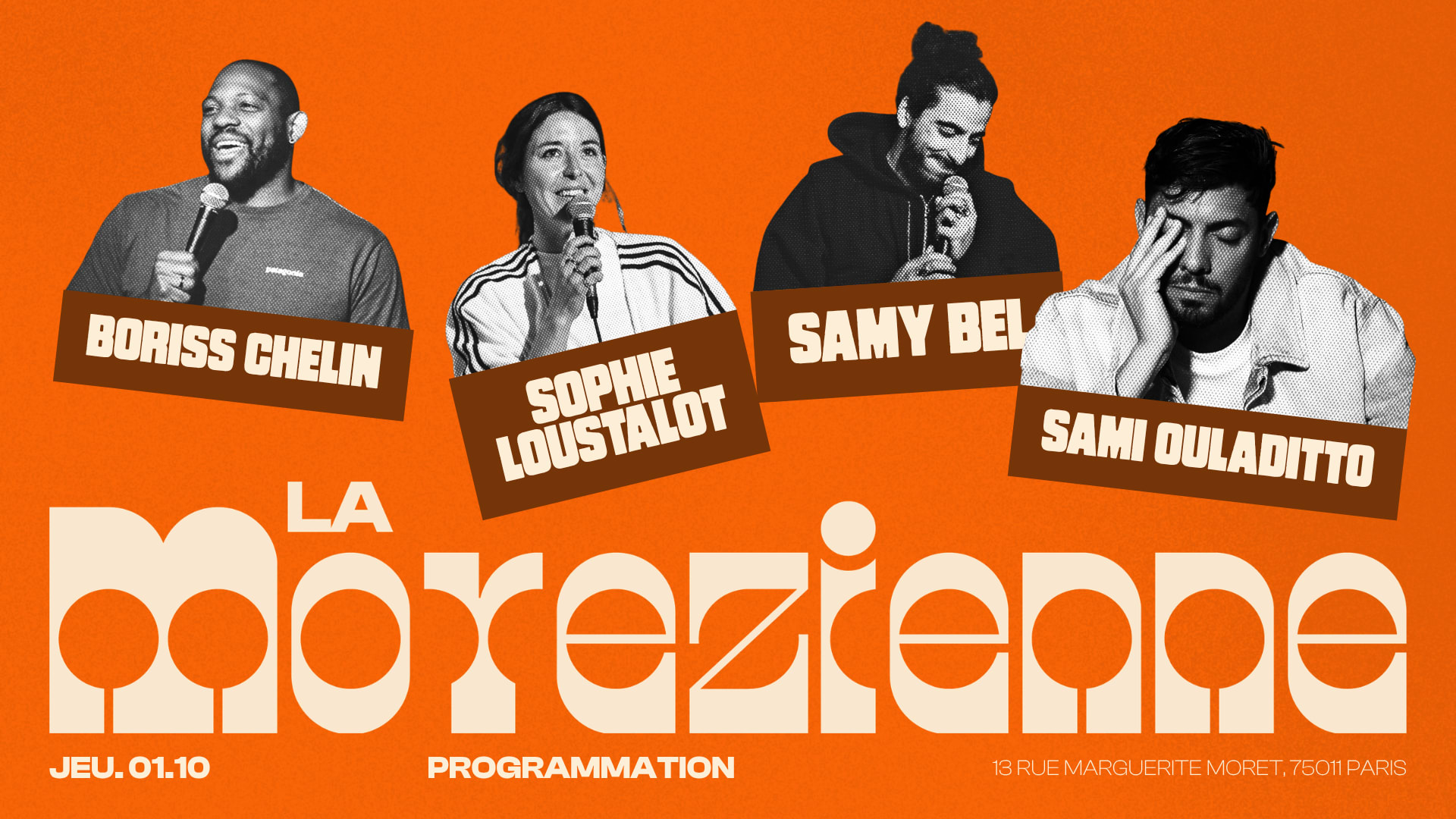 Boriss Chelin, Sami Ouladitto, Sophie Loustalot & Samy Bel Cover