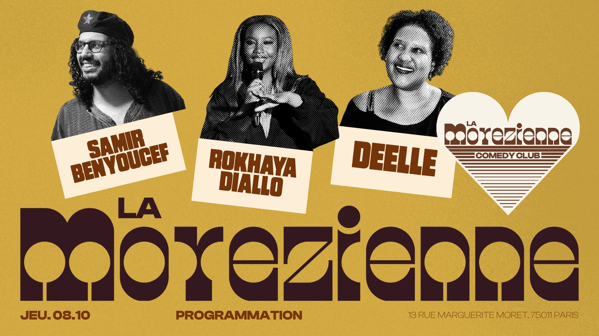 Samir Benyoucef, Rokhaya Diallo & Deelle Cover