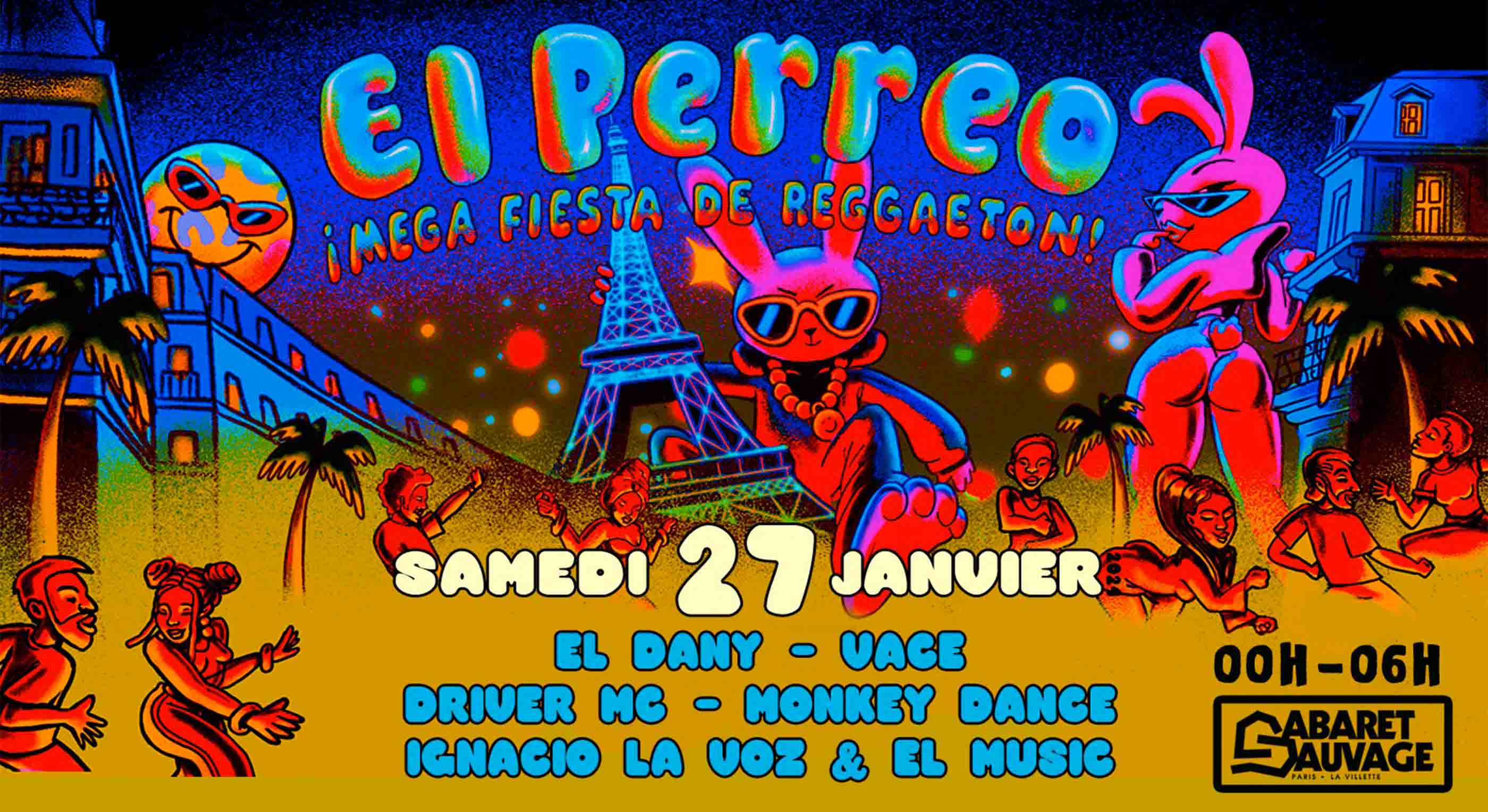 El Perreo ¡ Mega Fiesta De Reggaeton ! 27 Janvier 2024 Cover