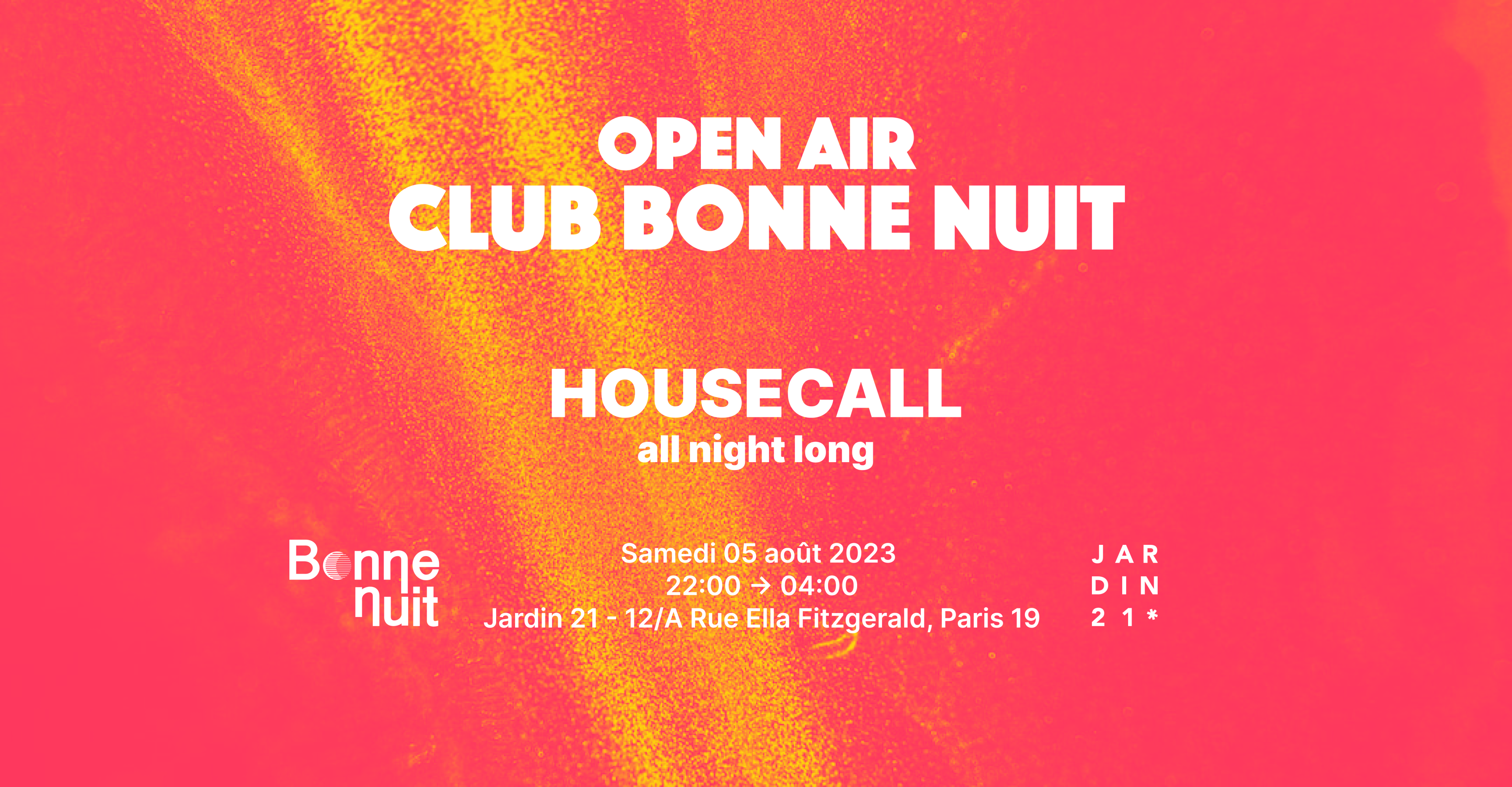 Open Air Club Bonne Nuit : Housecall All Night Long Cover