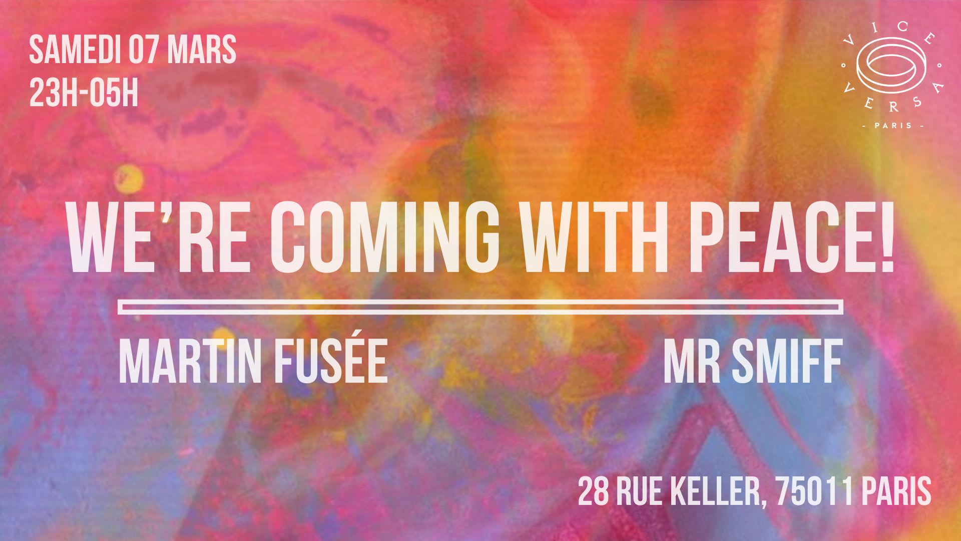 We're Coming With Peace! - Mr Smiff Invite Martin Fusée Cover