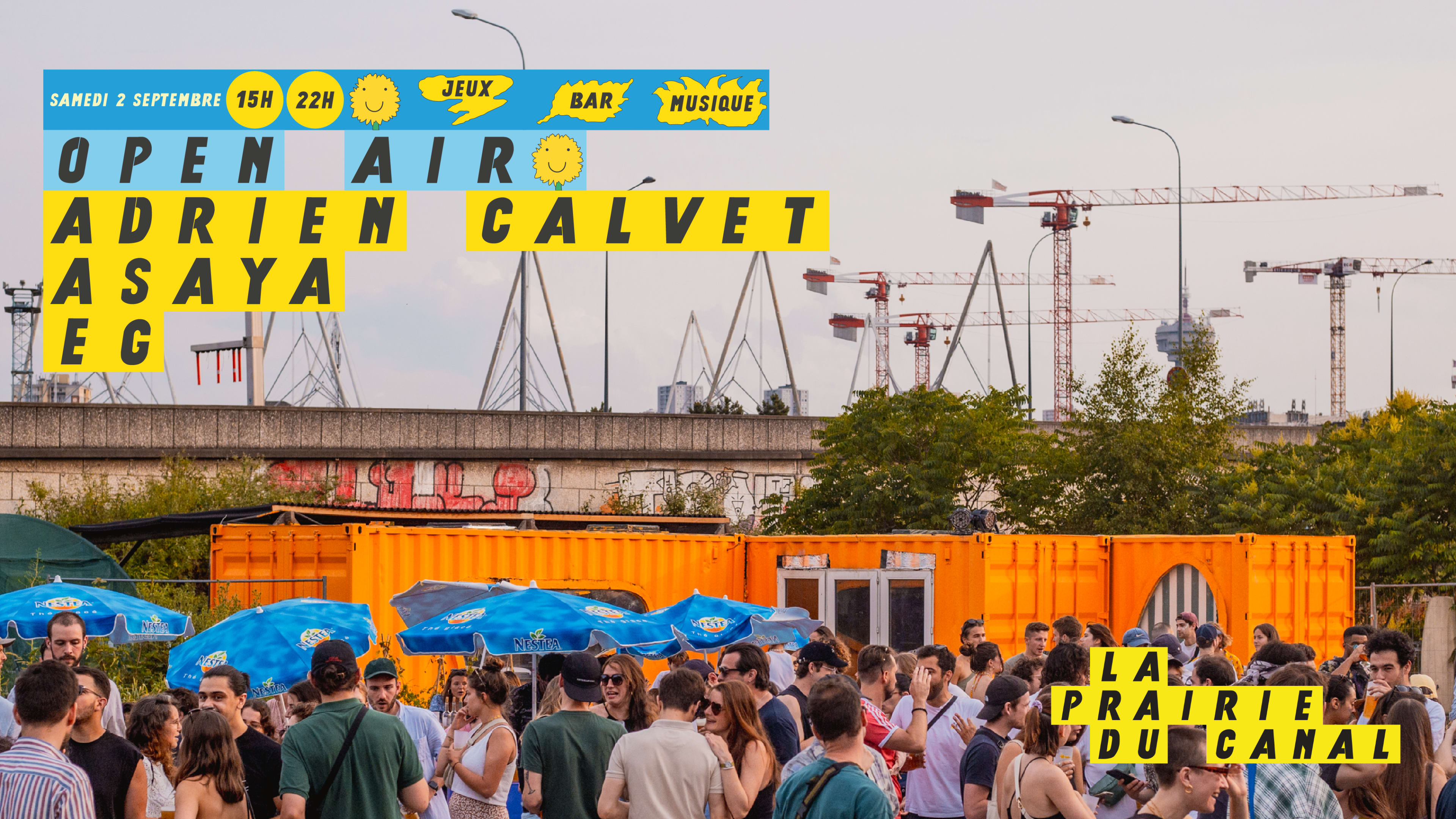Open Air : Adrien Calvet + Asaya + Eg Cover