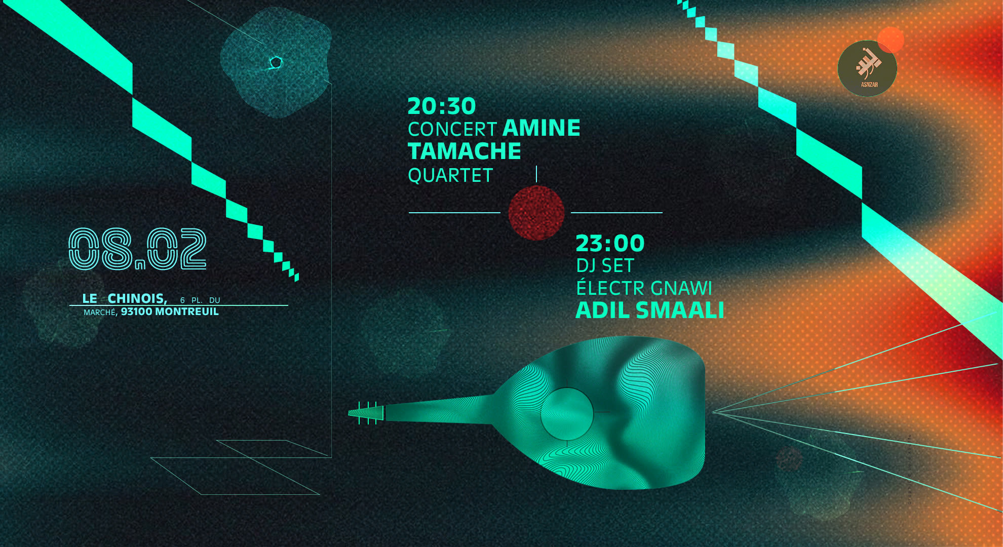 Amine Tamache Quartet + Dj Set Adil Smaali Cover