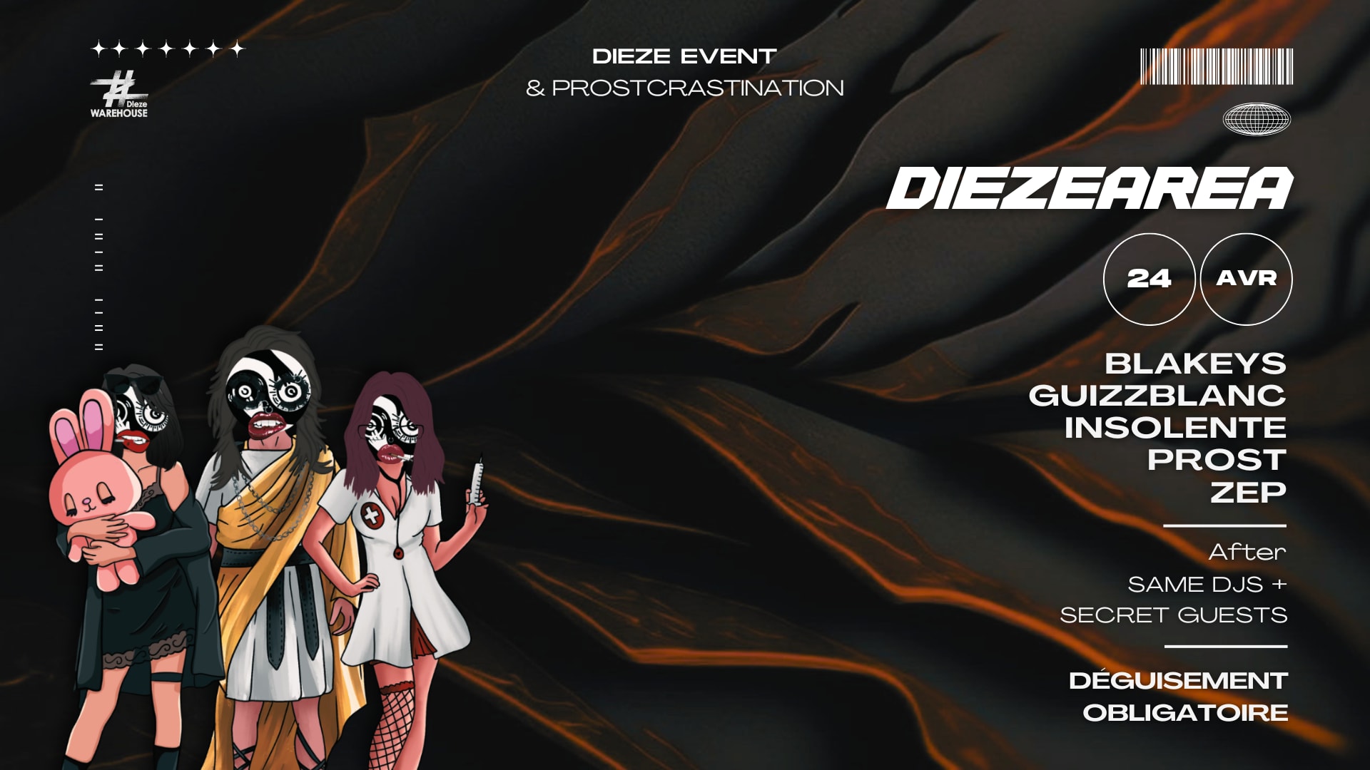 Dieze Area (Déguisée) X Prostcrastination + After Cover