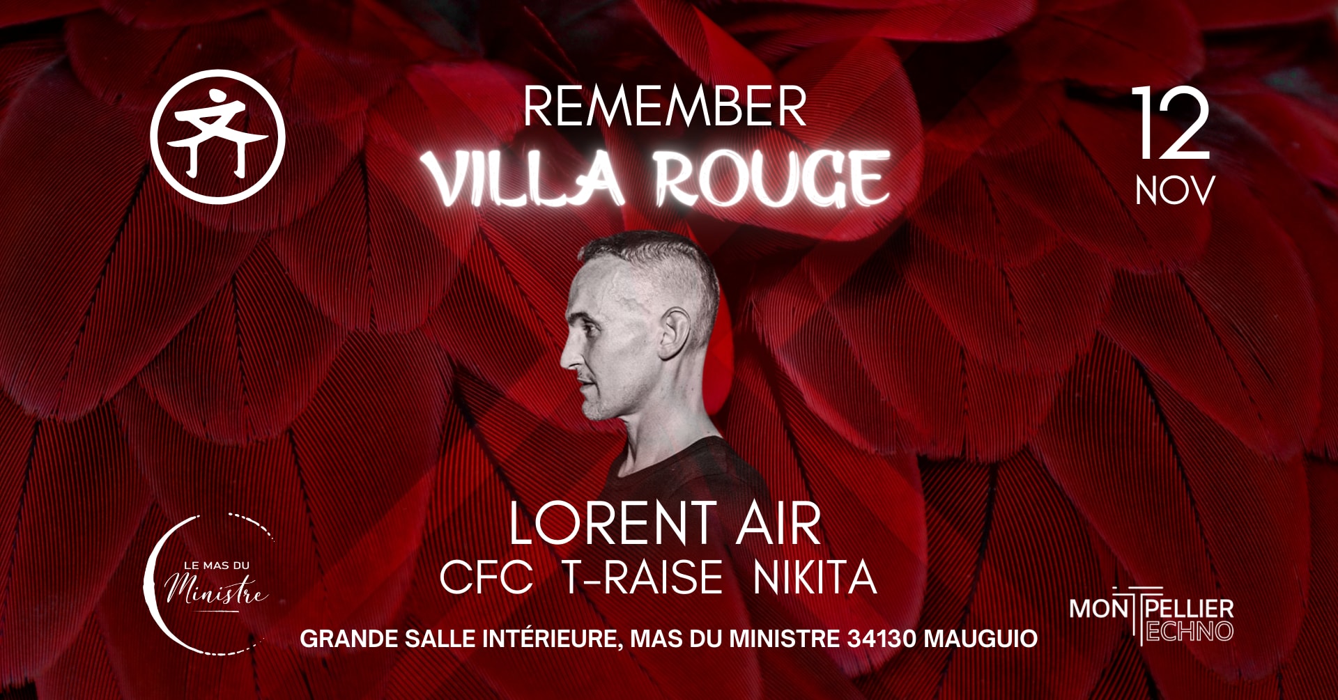 Remember Villa Rouge By Montpellier Techno - Mas Du Ministre Cover