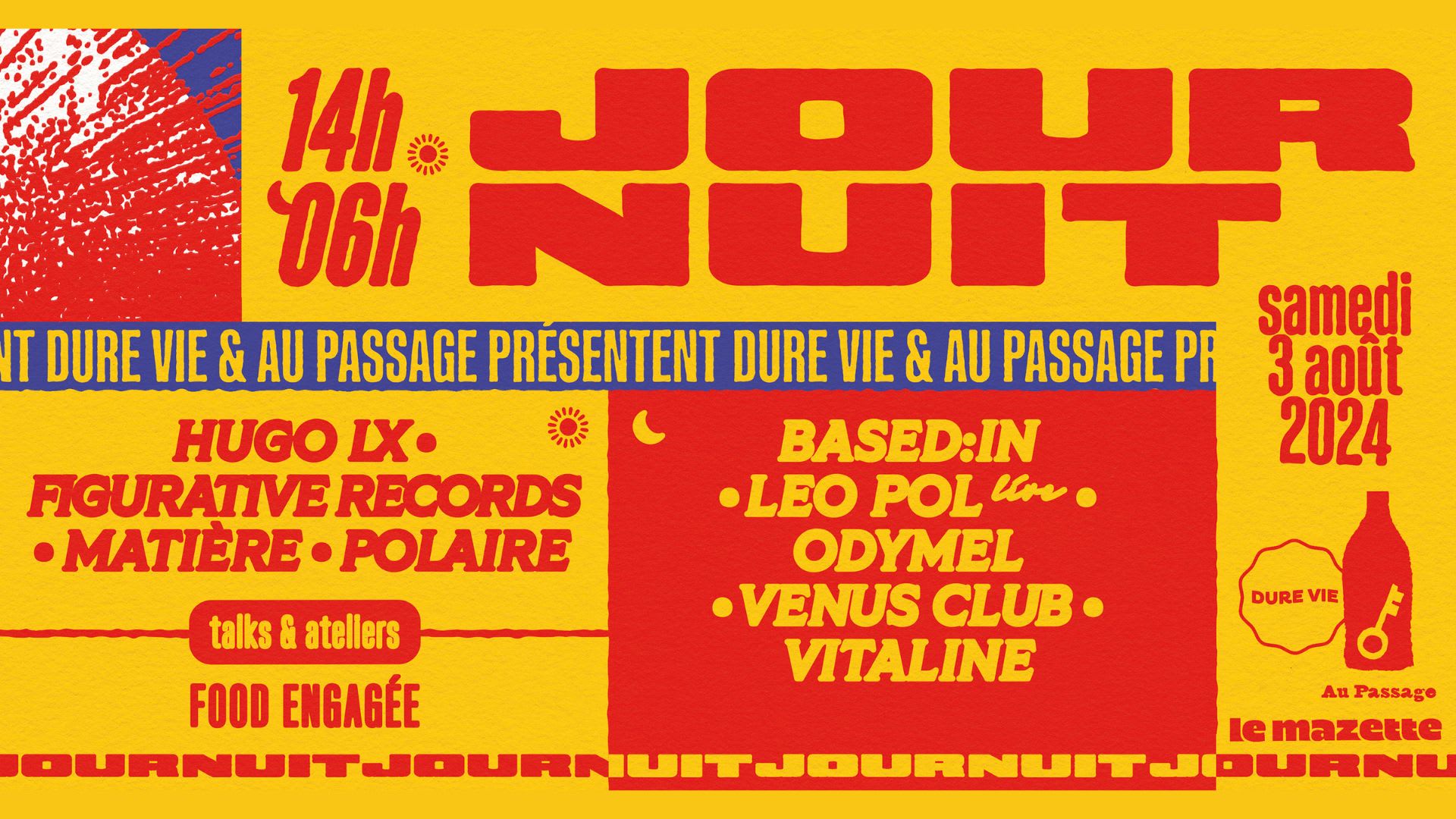 Journuit 5 - Dure Vie : Leo Pol, Odymel, Venus Club, Hugo LX Cover