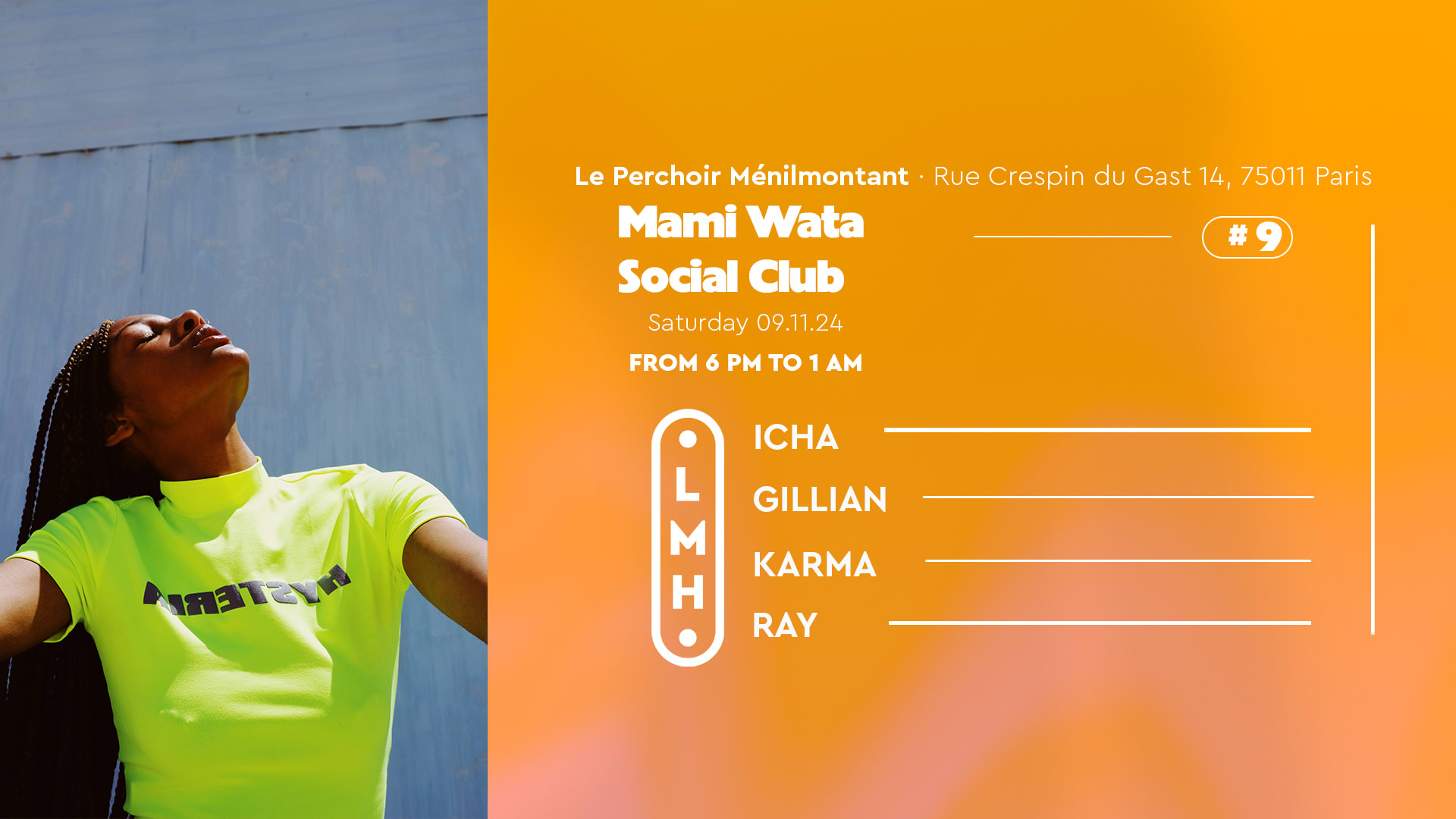 Mami Wata Social Club #9 / Le Perchoir Ménilmontant Cover