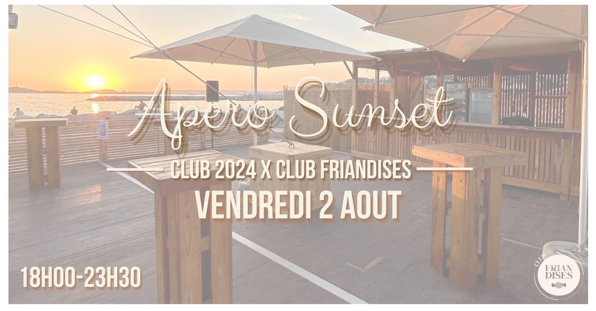 Apero Sunset - Club Friandises X Club 2024 Cover