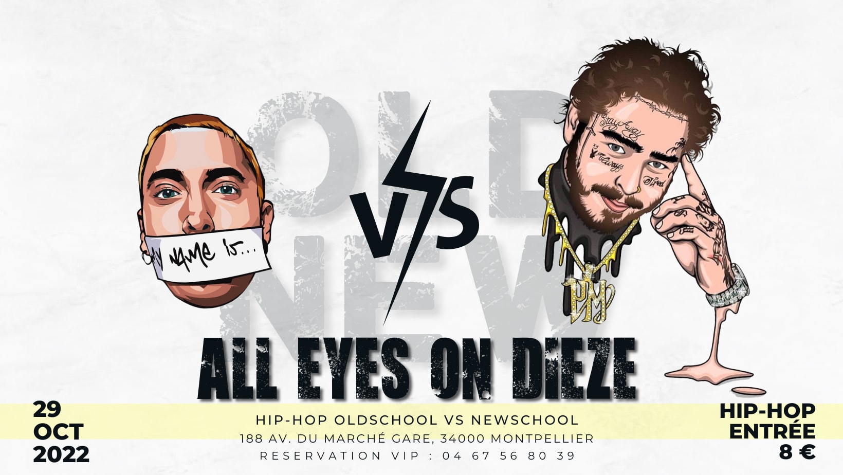 #2 All Eyes On Dieze - Hip Hop Old School Vs New School Cover