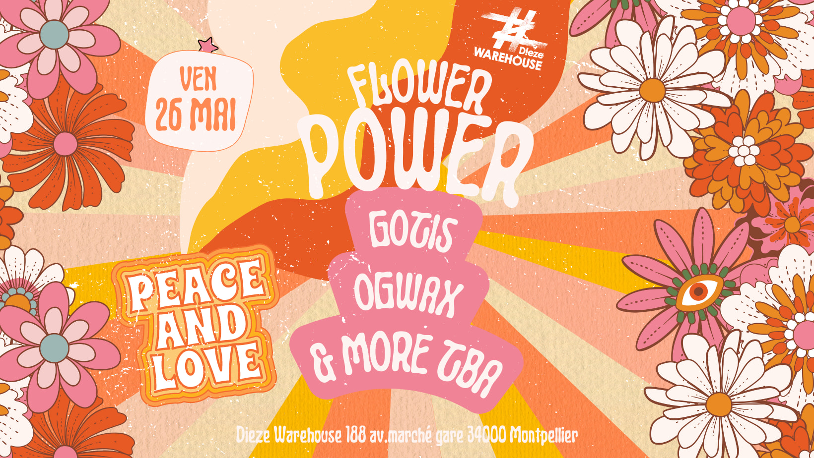 Flower Power - Dieze Warehouse - Gotis / Ogwax & More Cover