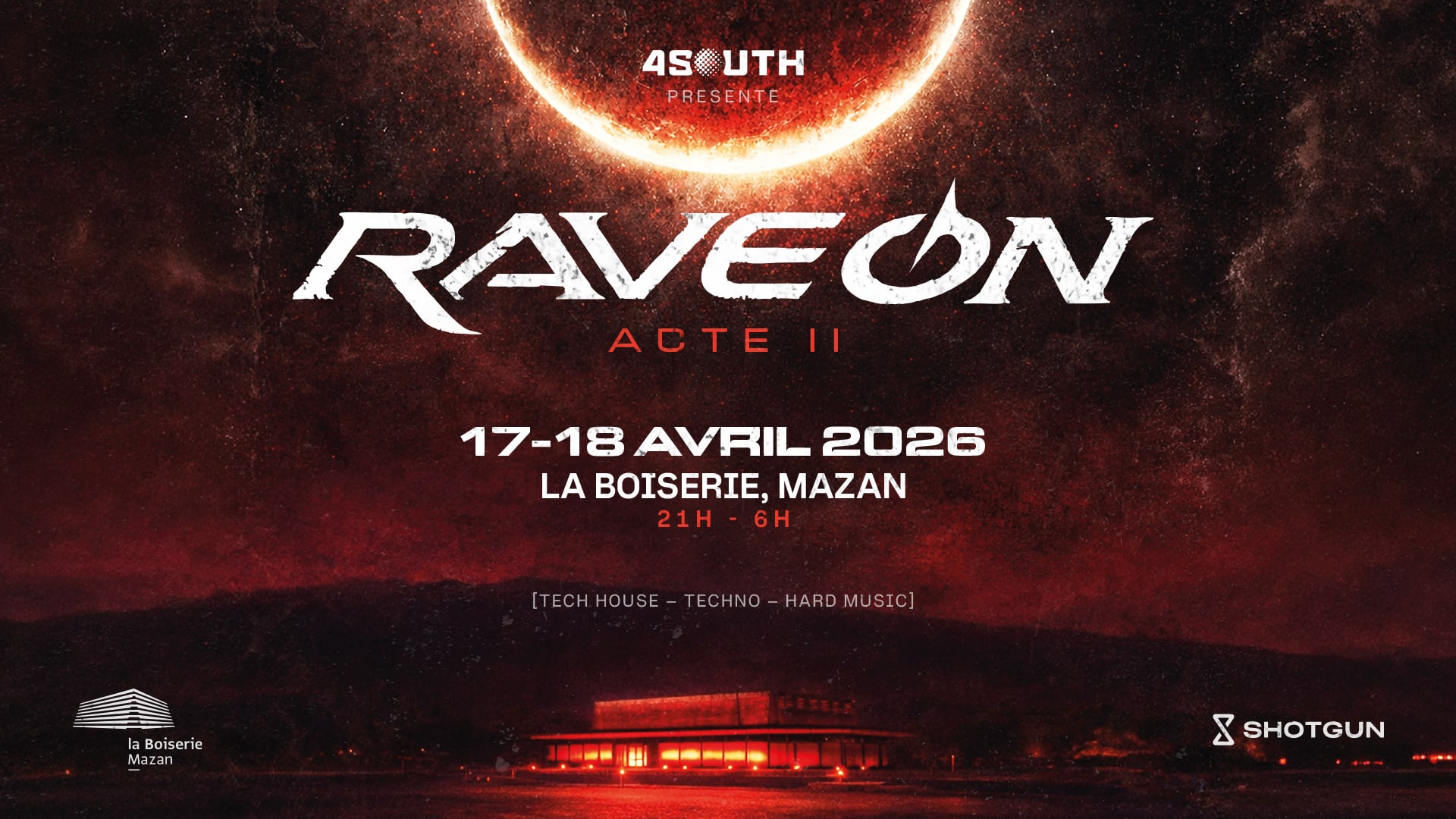 4south Present : Rave On - Acte II Cover