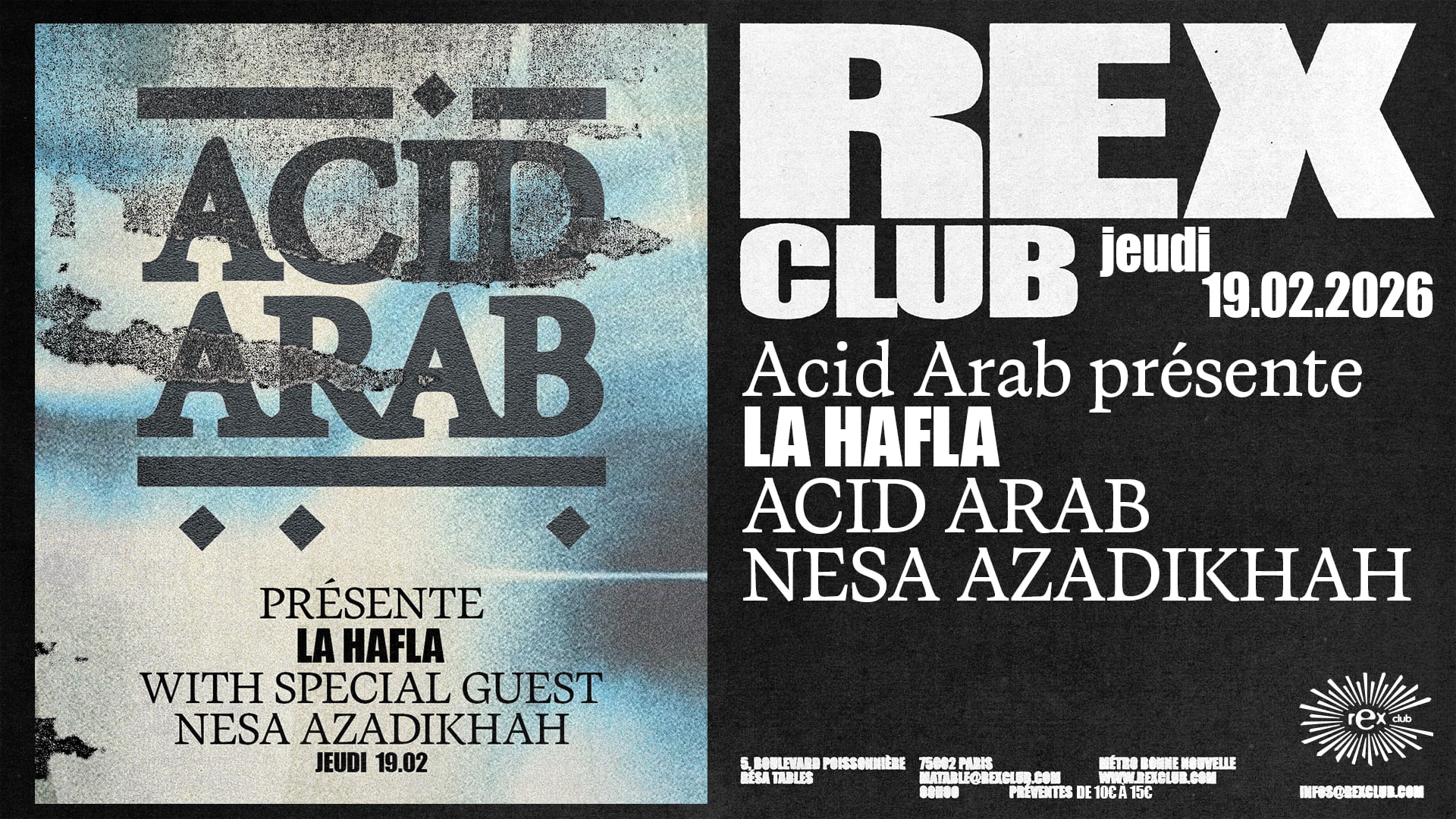 Acid Arab Présente La Hafla: Acid Arab, Nesa Azadikhah Cover