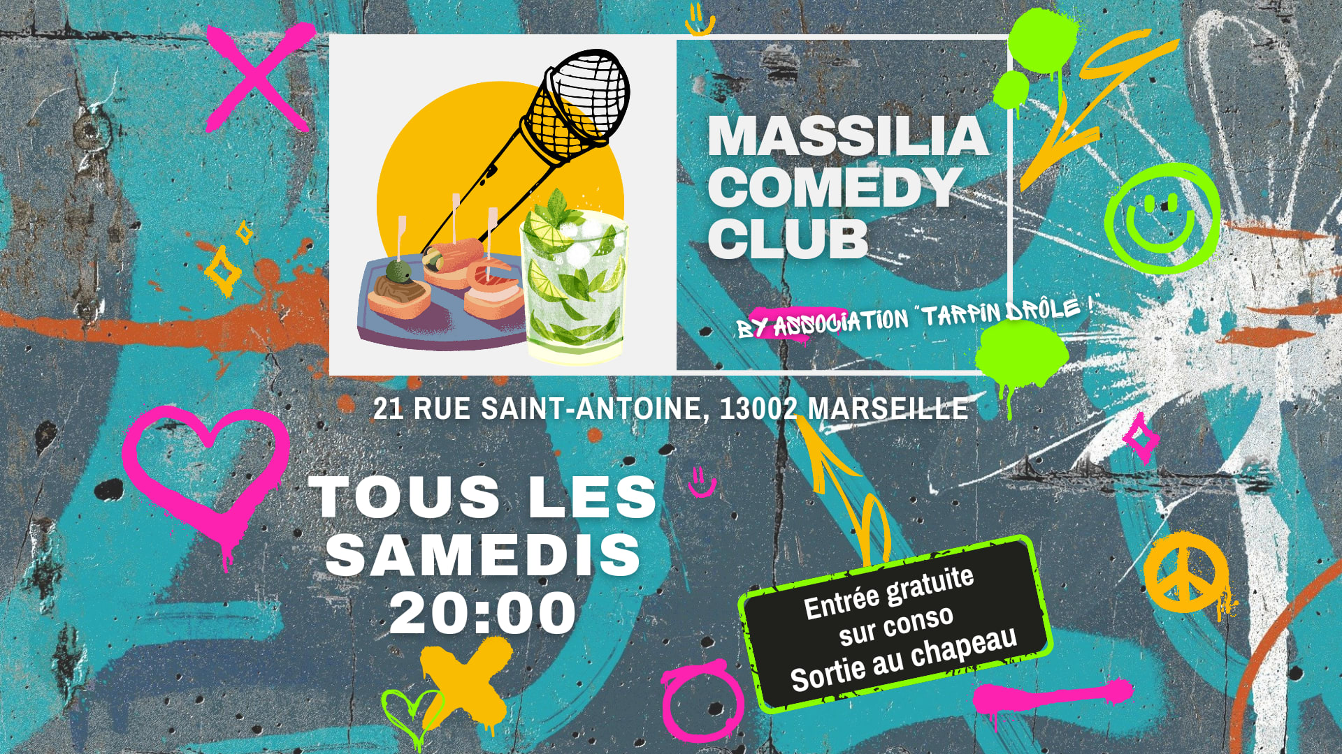Massilia Comedy Club Cover
