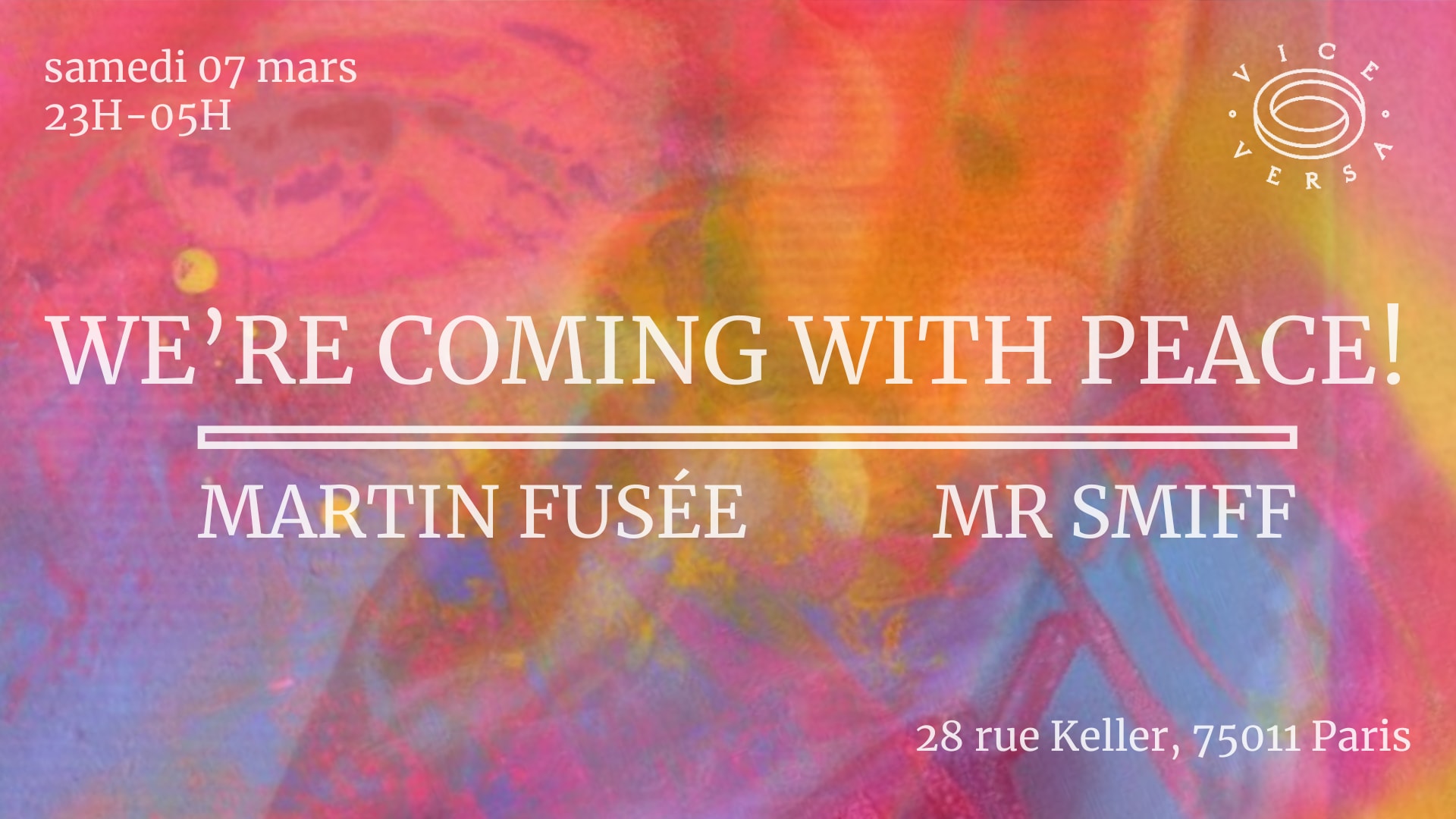 We're Coming With Peace! - Mr Smiff Invite Martin Fusée Cover