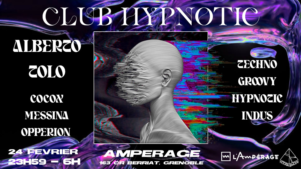 Hidden Garden Invite Alberto Tolo // Club Hypnotic Cover