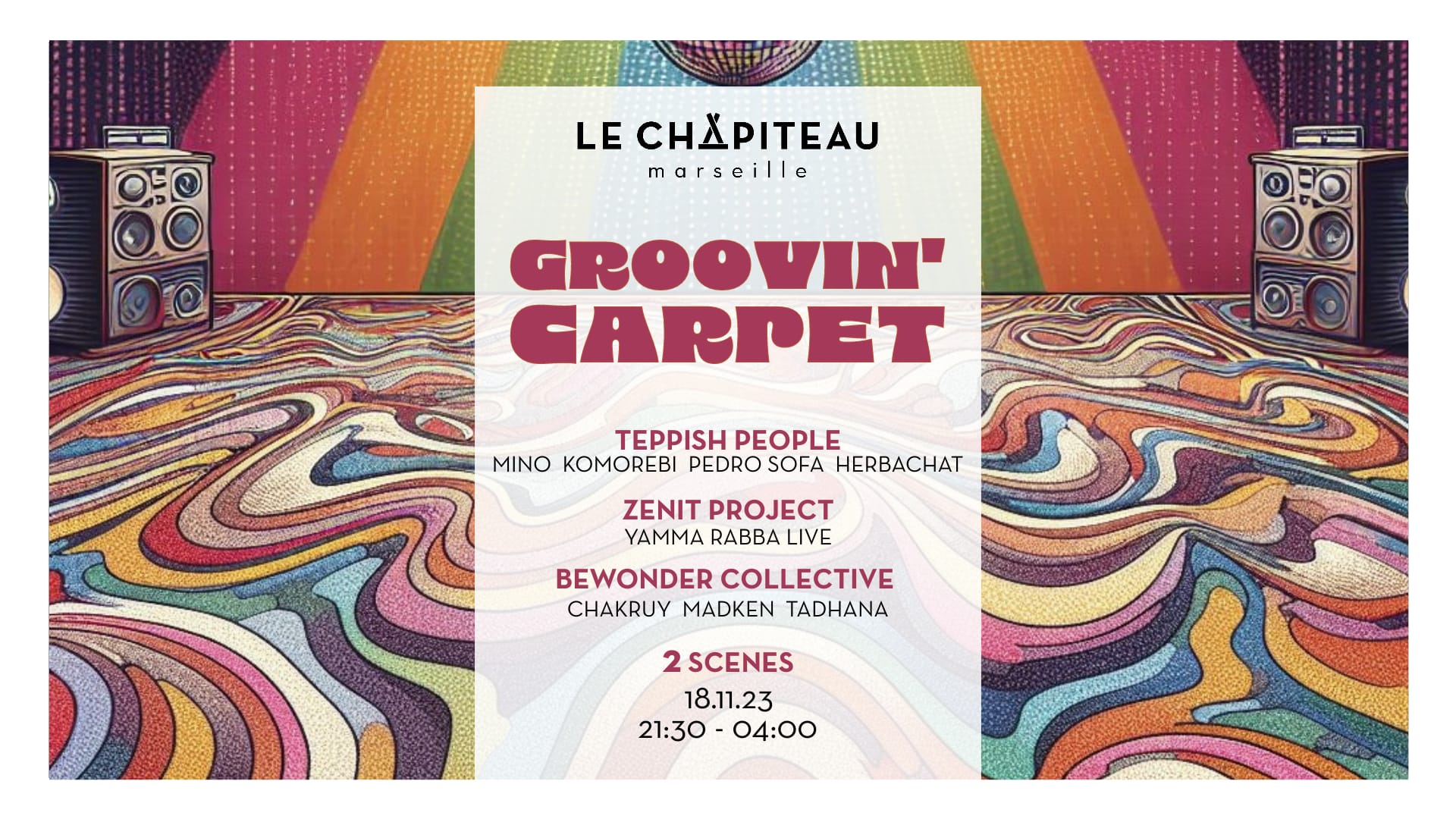 Groovin' Carpet By Teppish People, Zenit' & Bewonder Cover