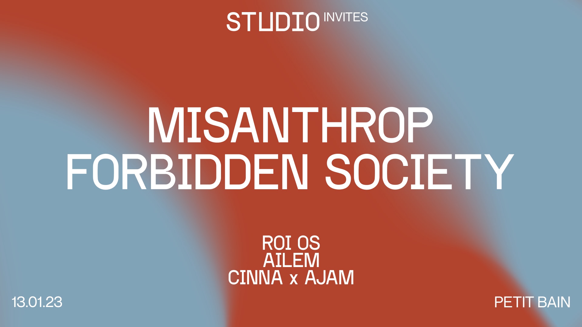 Studio Invites Misanthrop, Forbidden Society, & More! Cover