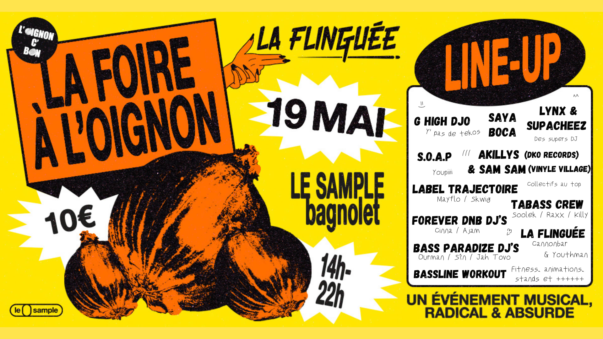 La Flinguée X Le Sample - La Foire À L'oignon Cover