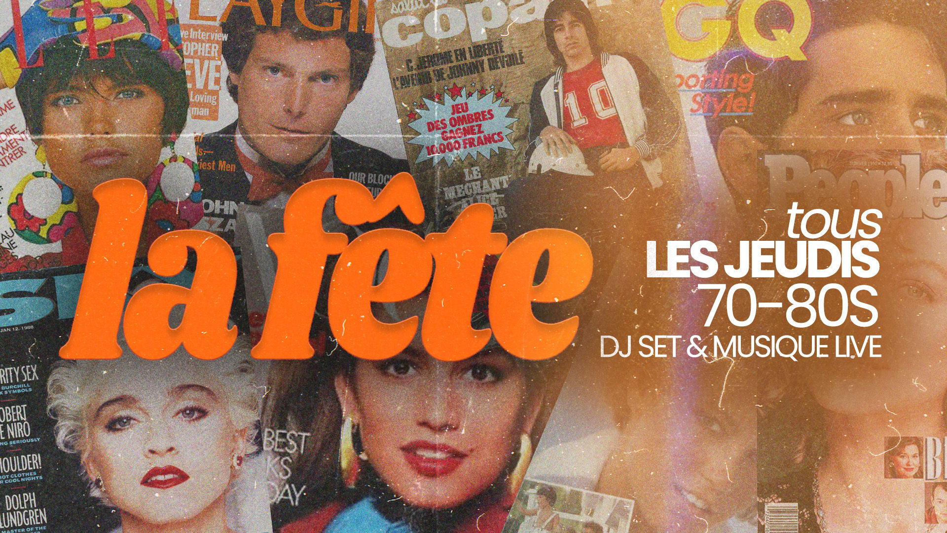 La Fête - Jeu. 7 Mars  @Podium Cover