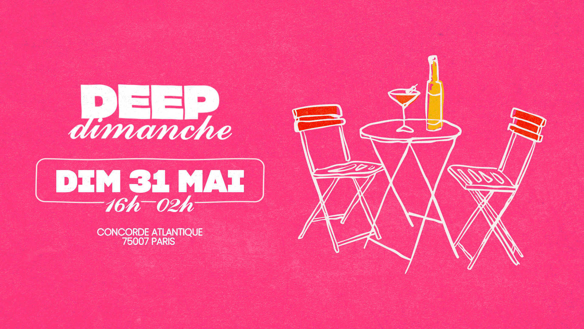 Deep Dimanche | 31 Mai @Concorde Atlantique Cover