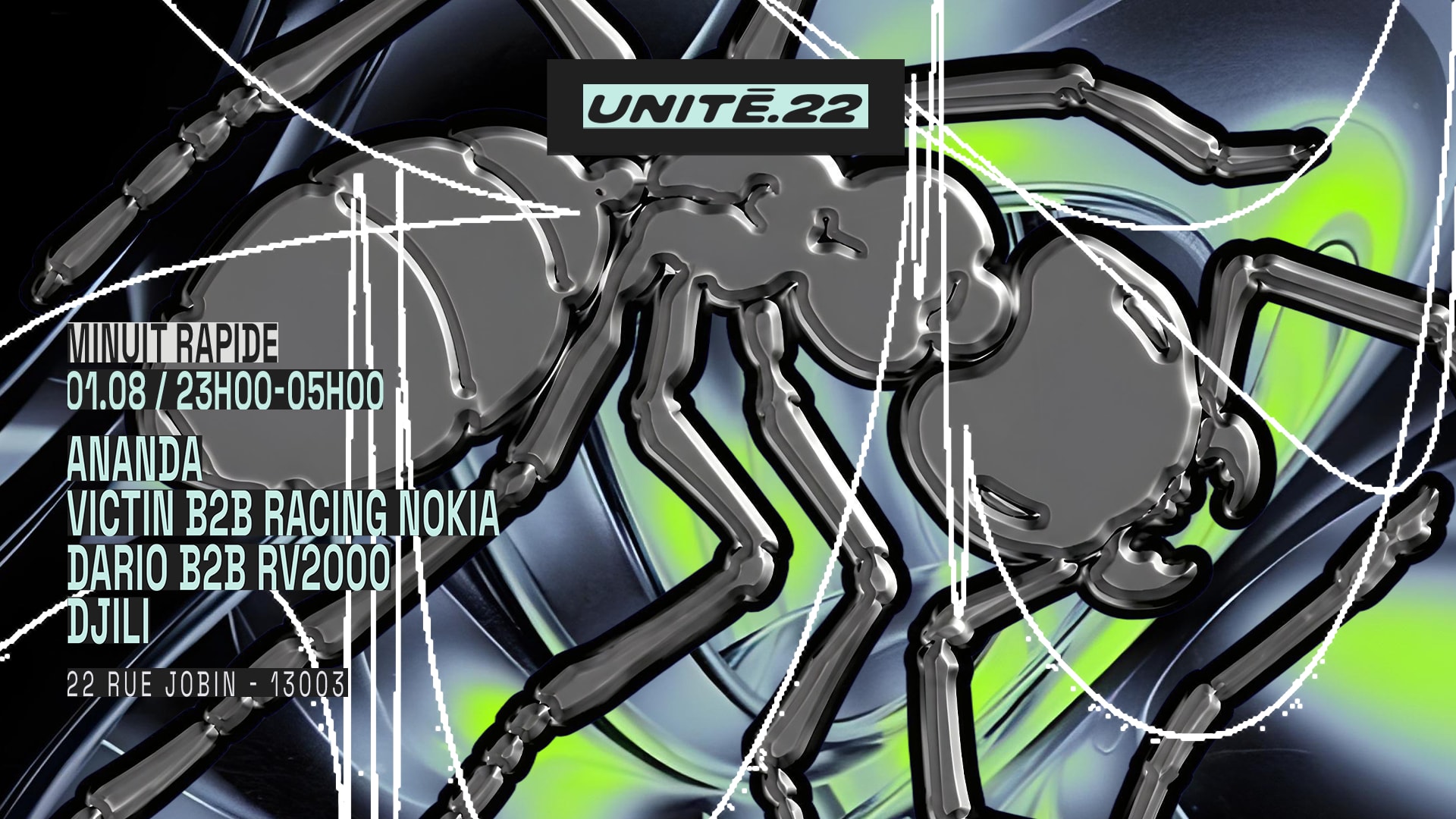 U.22 X Minuit Rapide : Ananda, Victin & Minuit Rapide Djs Cover