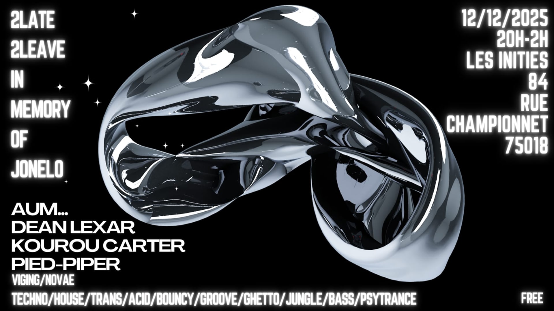 2late2leave X Les Initiés Cover