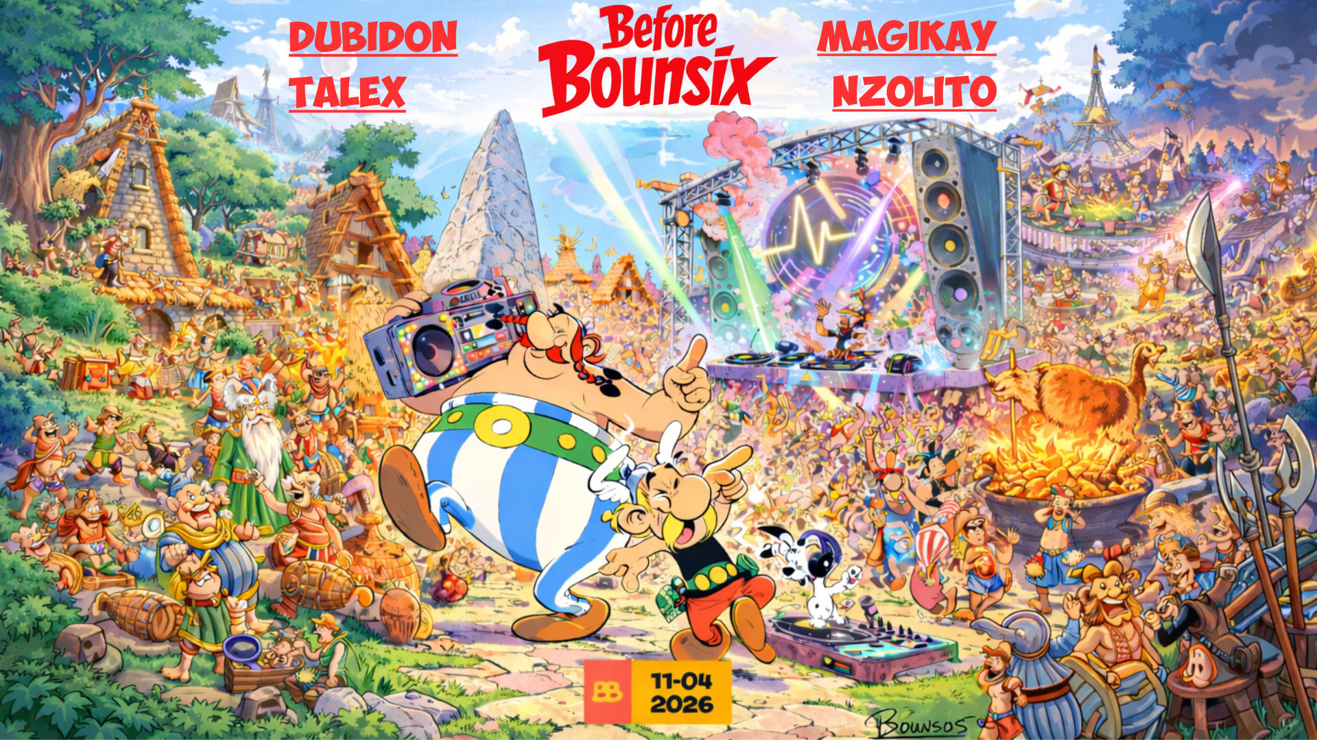 Before Bounsix : Astérix En Bouncytanie Cover