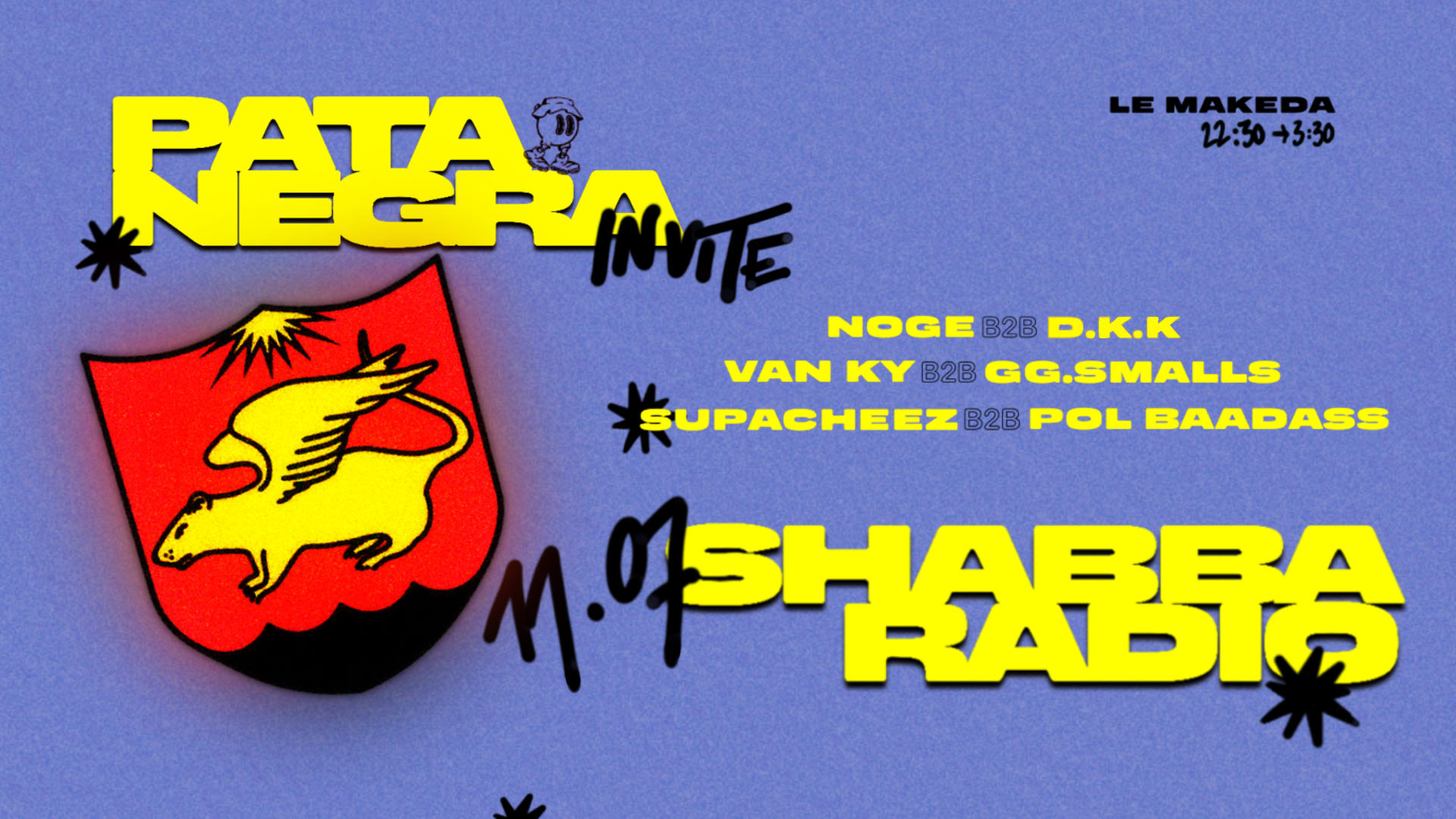 Pata Negra Invite "Shabba Radio" Cover