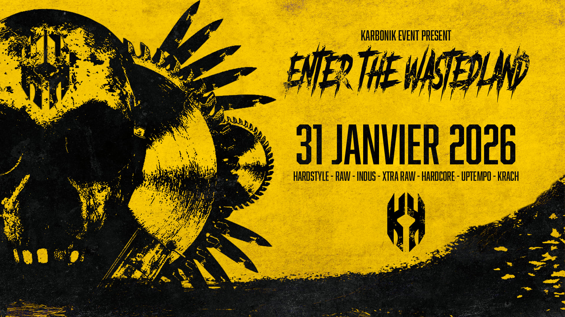 Karbonik - Enter The Wastedland Cover