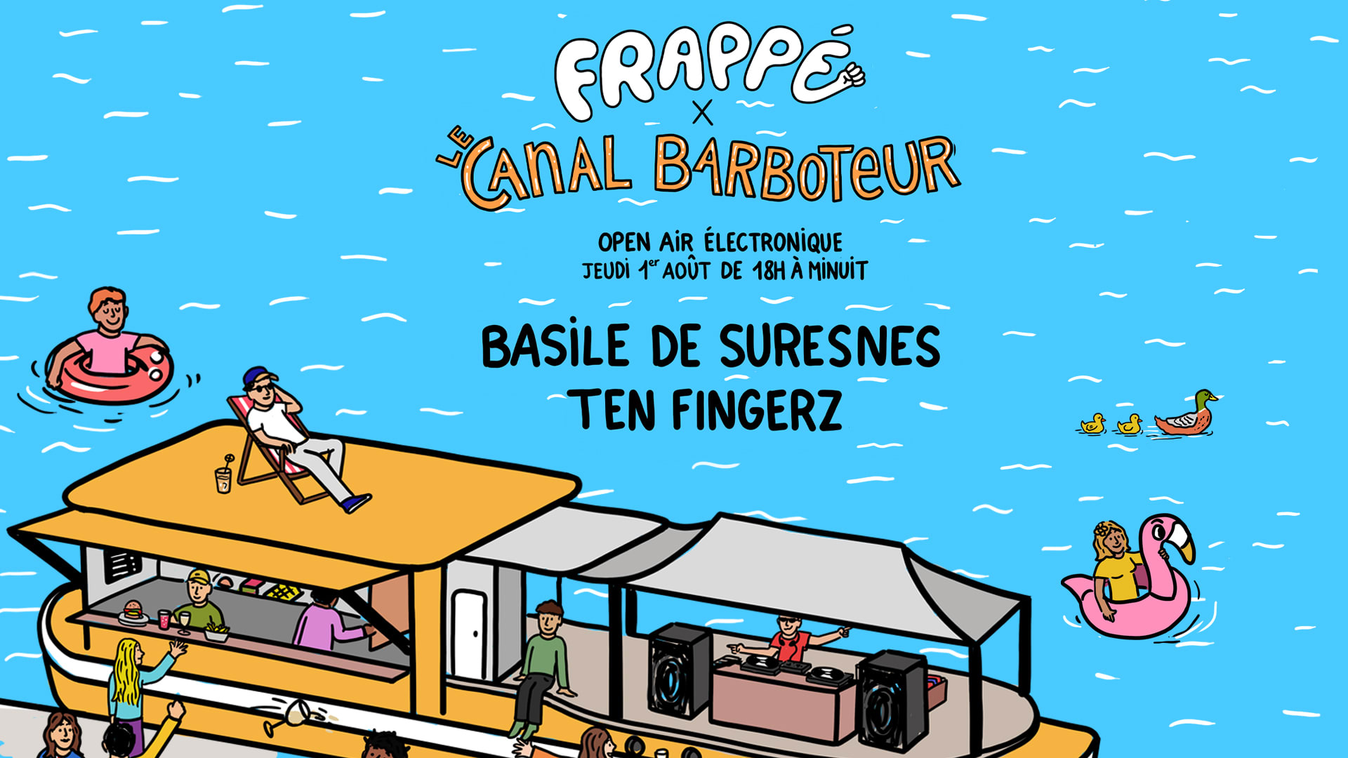 Frappé Au Canal Barboteur Cover