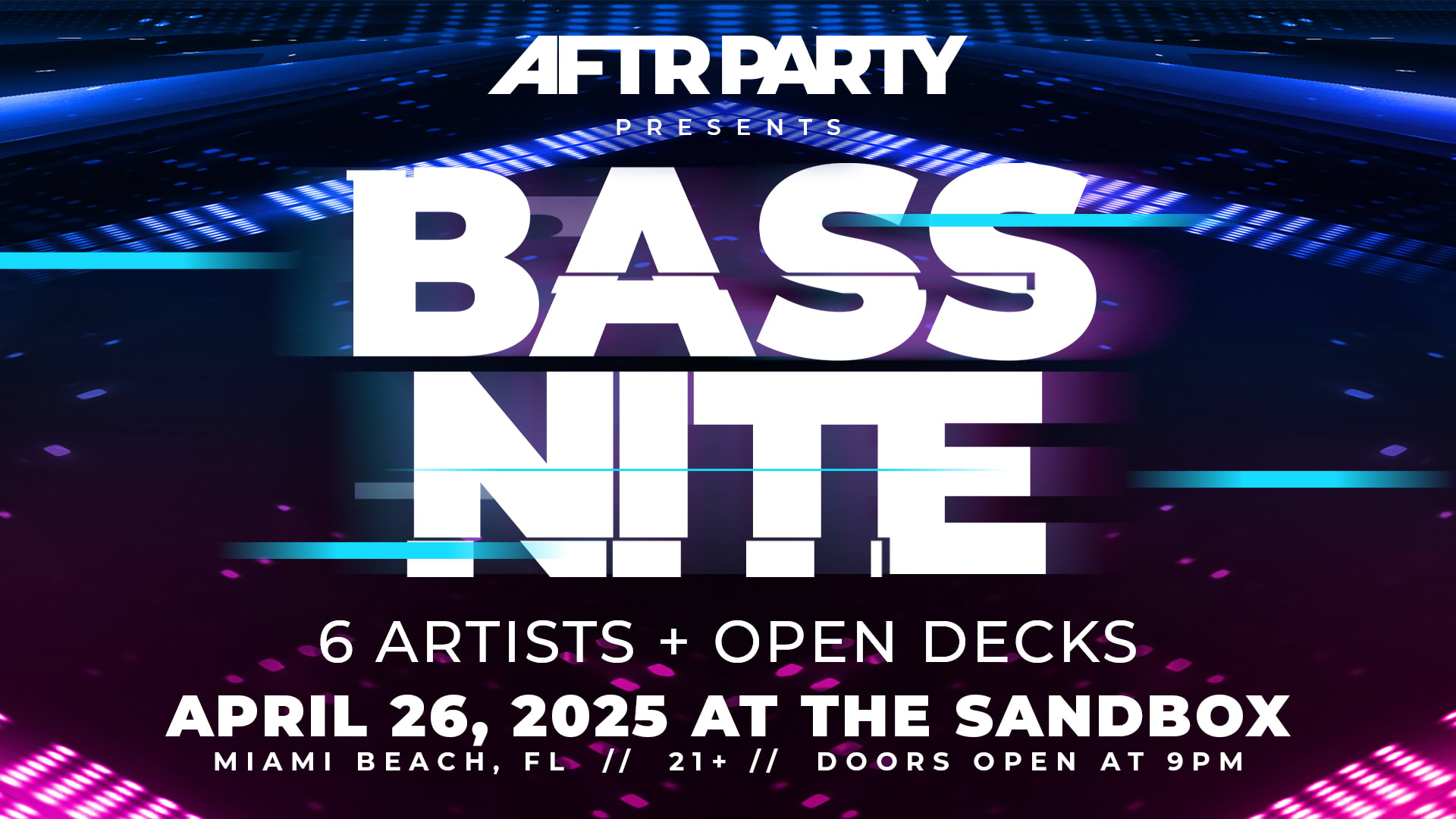 Aftr Party Presents Bass Nite Cover